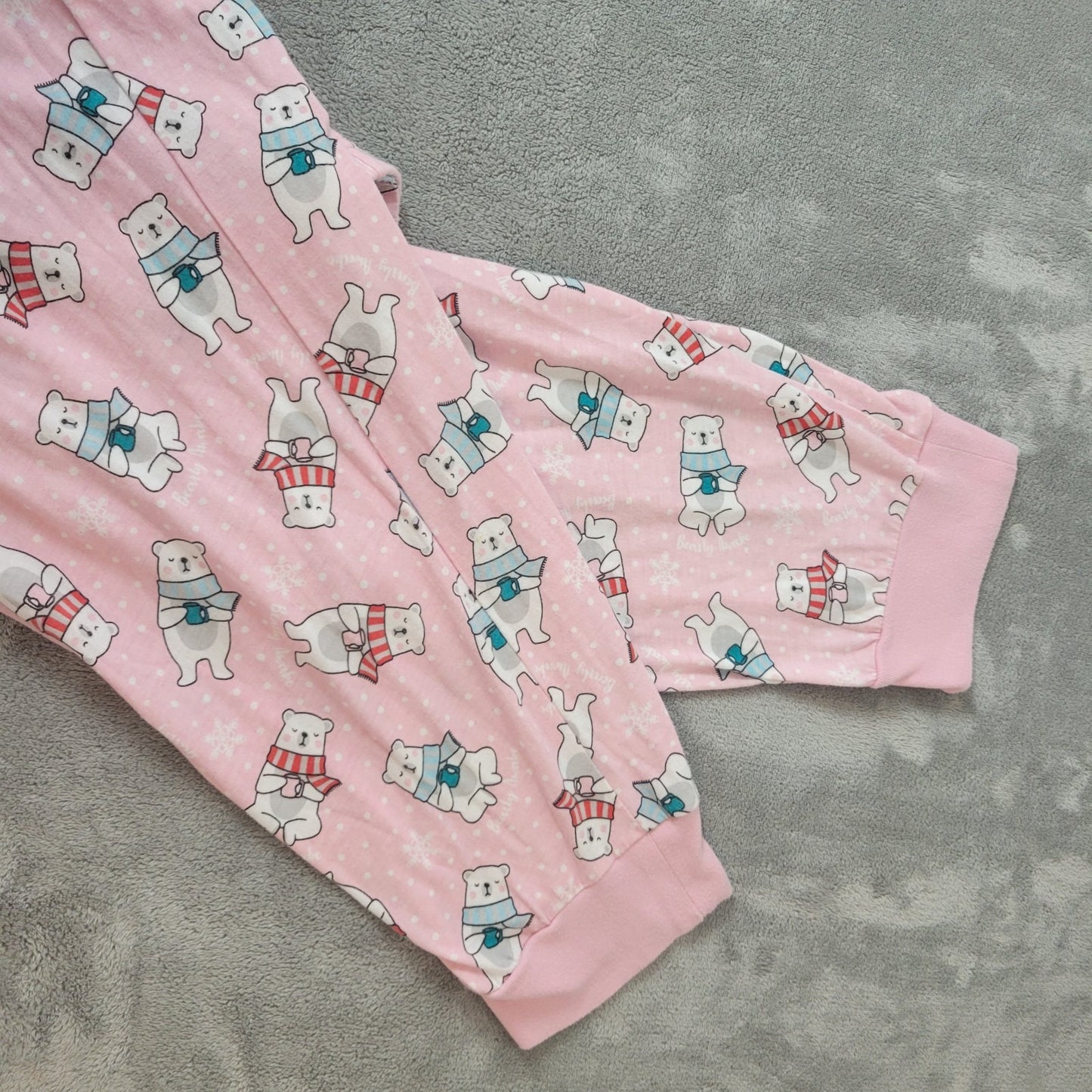 Secret Treasures Womens Pajama Pants 2X Plus Polar Bears All Over Pink Lounge