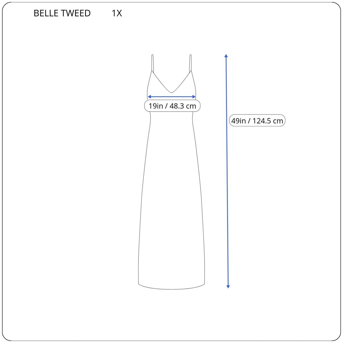 Belle Tweed Womens Dress 1X Slip Spaghetti Strap Black Stripe Poly Blend Slit