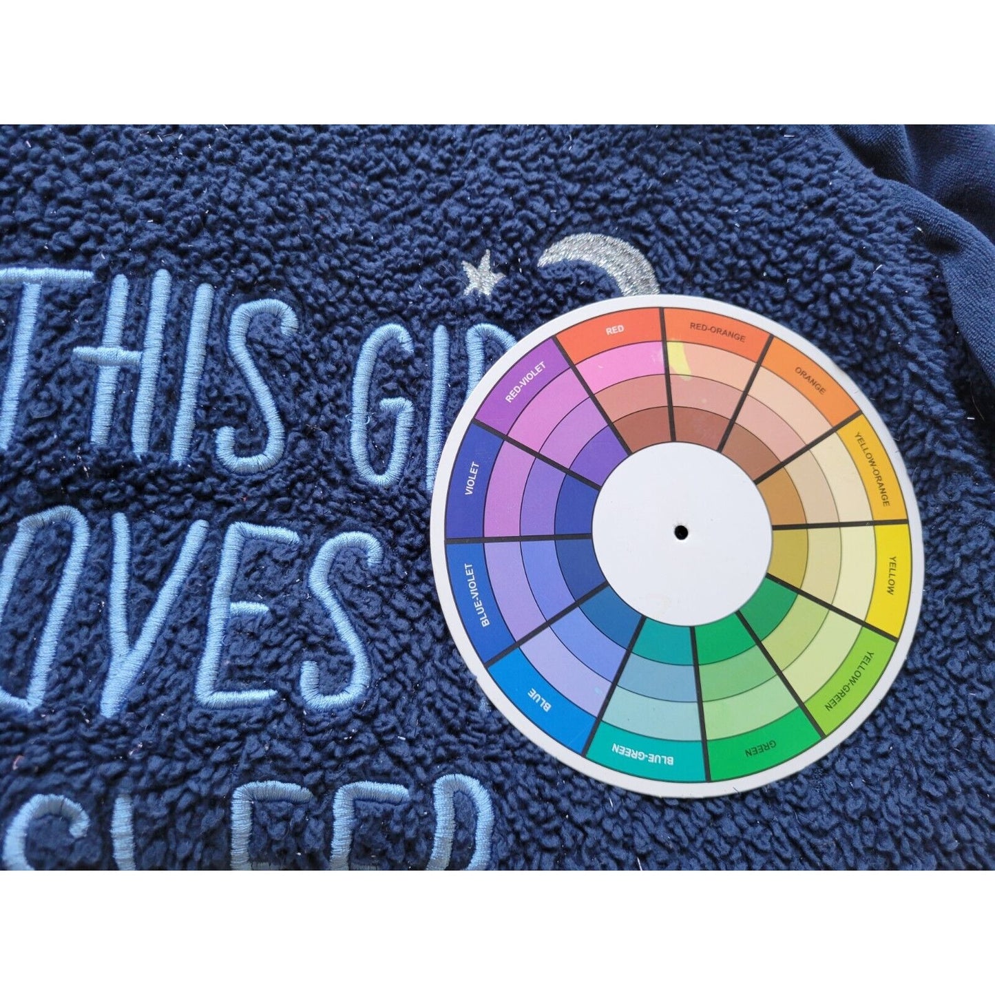 Secret Treasures Women Top 2X Plus Pajama Blue Fleece This Girl Loves to Sleep