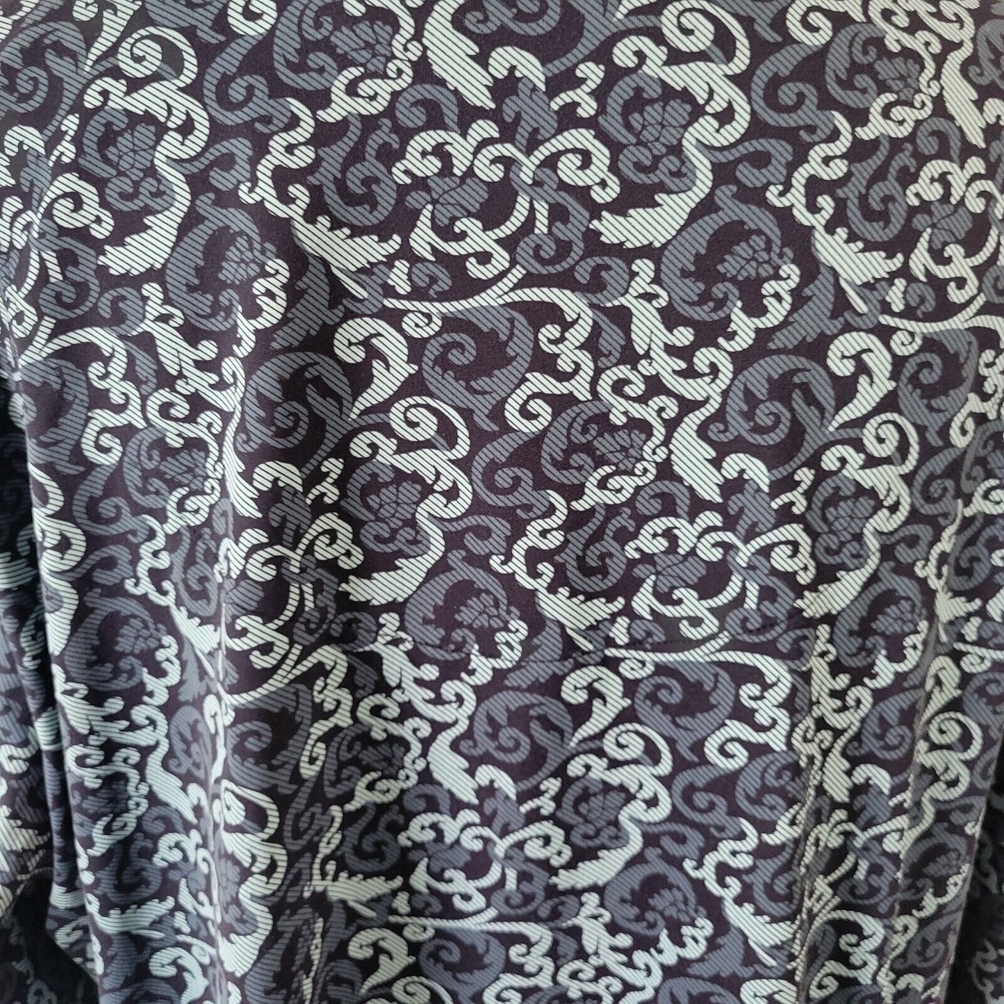 Apostrophe Womens Top 24W 26W Plus 3/4 Sleeve Blue Abstract Comfy Office Casual