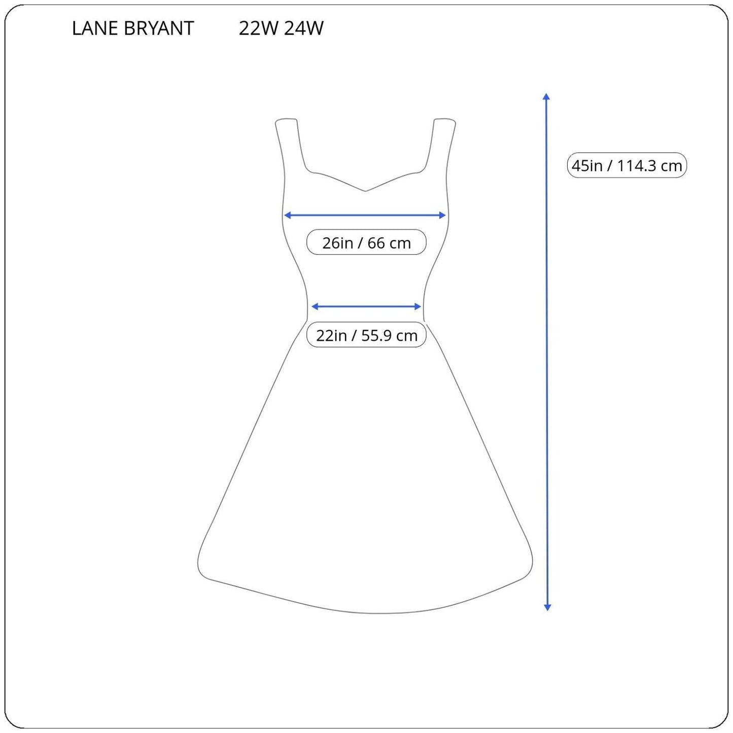 Lane Bryant Womens Dress 22W 24W Fit Flare Sleeveless Poly Blend Black Geometric