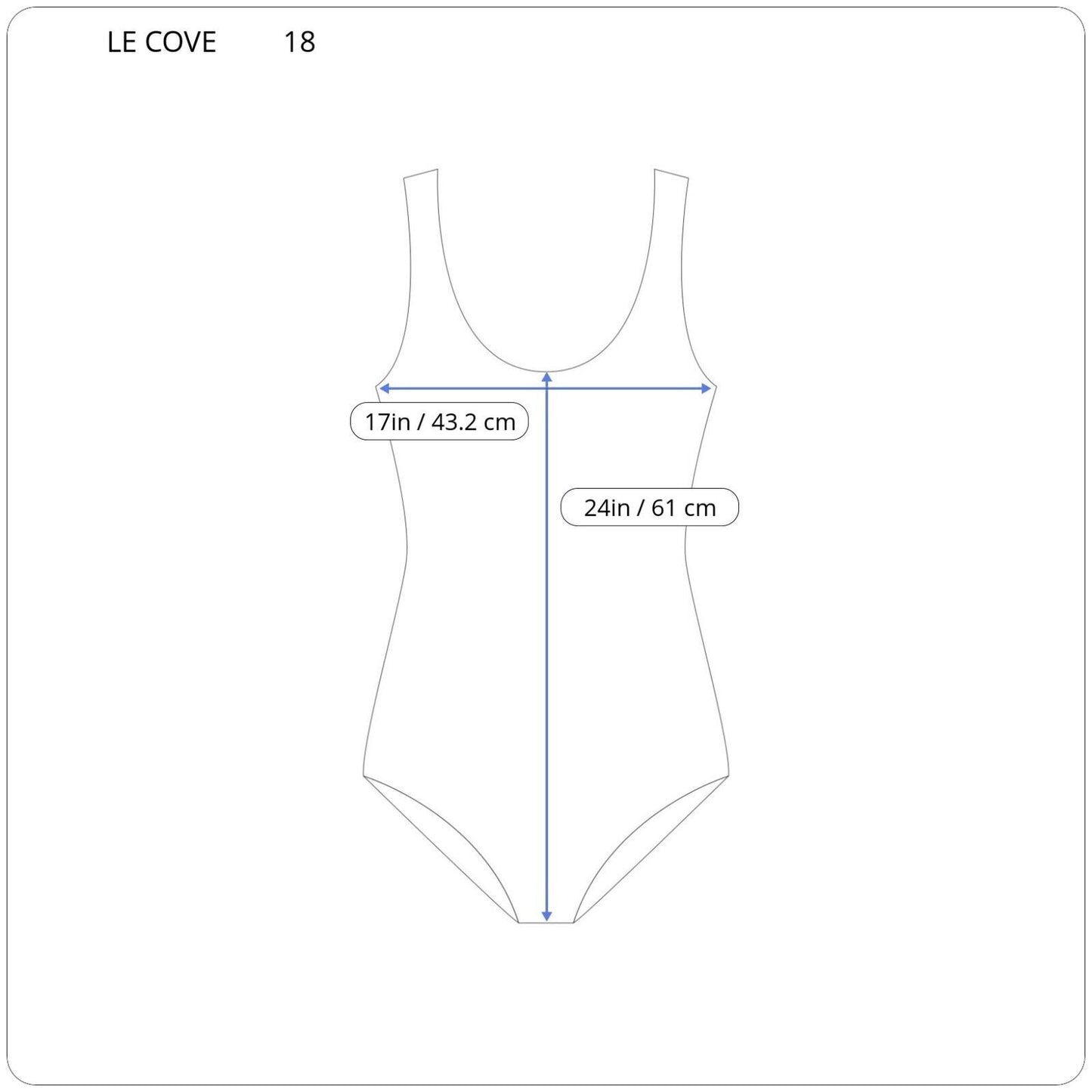 Le Cove Women Swimsuit 18 Plus Spaghetti Strap Skirted Blue Polka Dot Poly Blend
