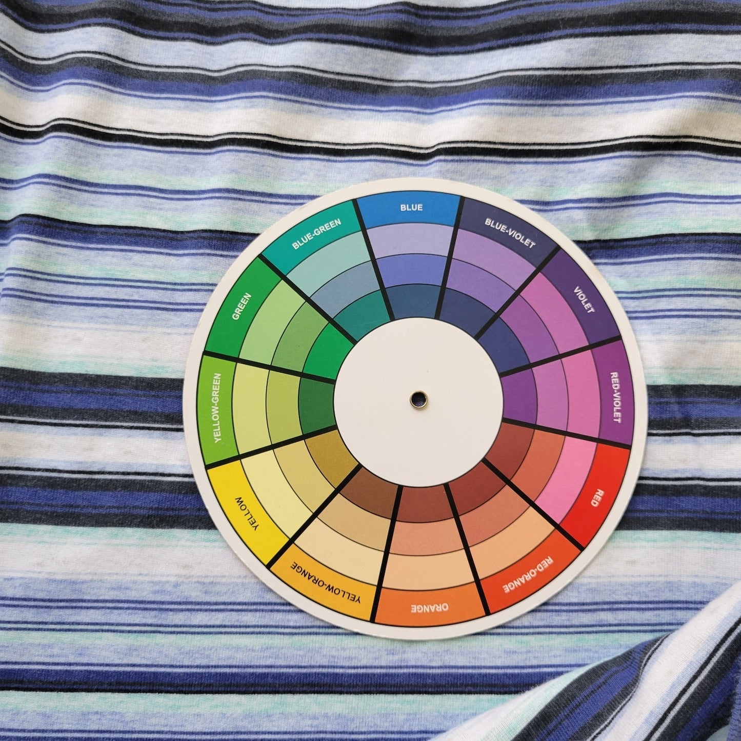 Croft Barrow Womens Top 1X Plus Tee Short Sleeve Blue Stripe Cotton Comfy Casual