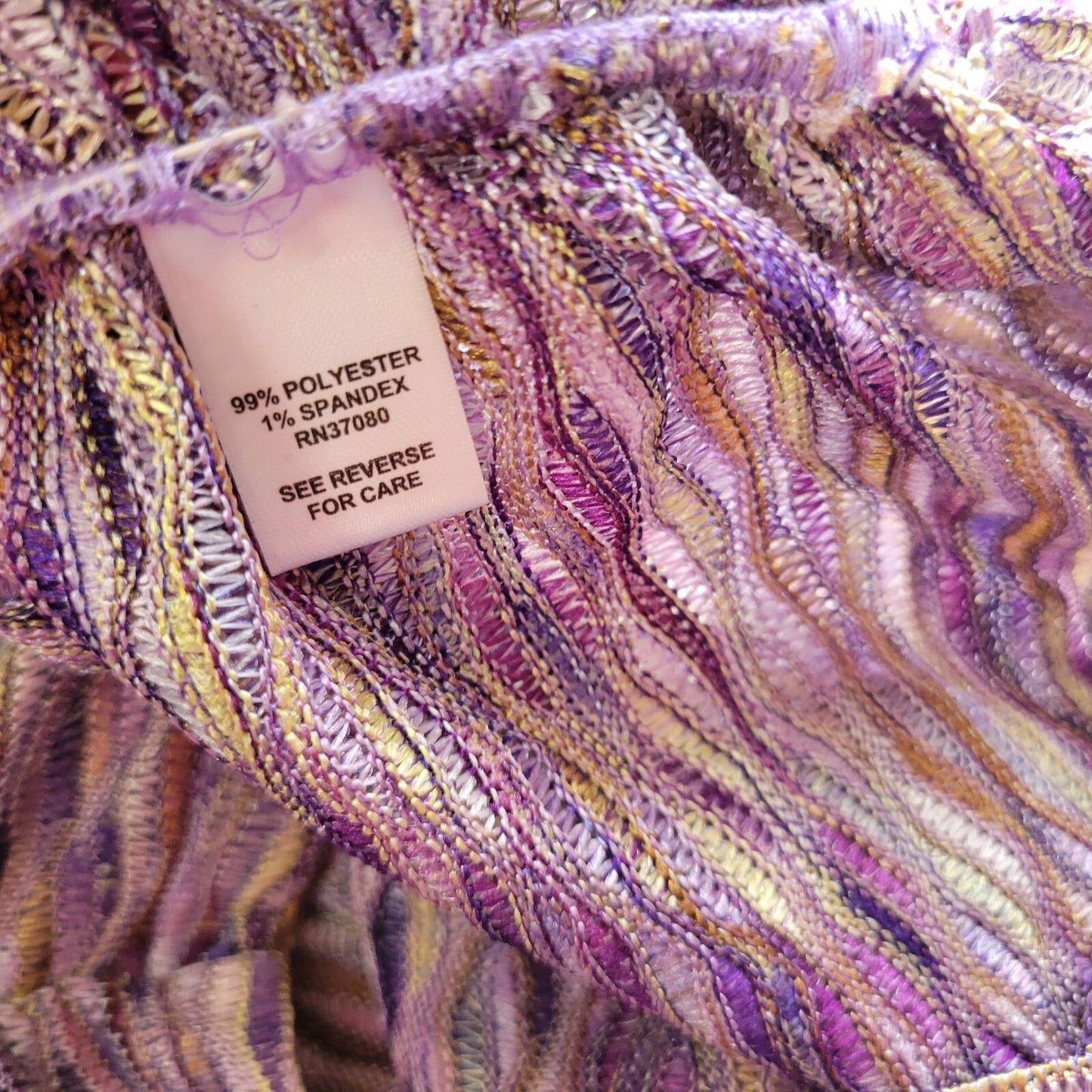 Cato Womens Top 22W 24W Plus Flutter Sleeve Knit Triple Keyhole Purple Heather