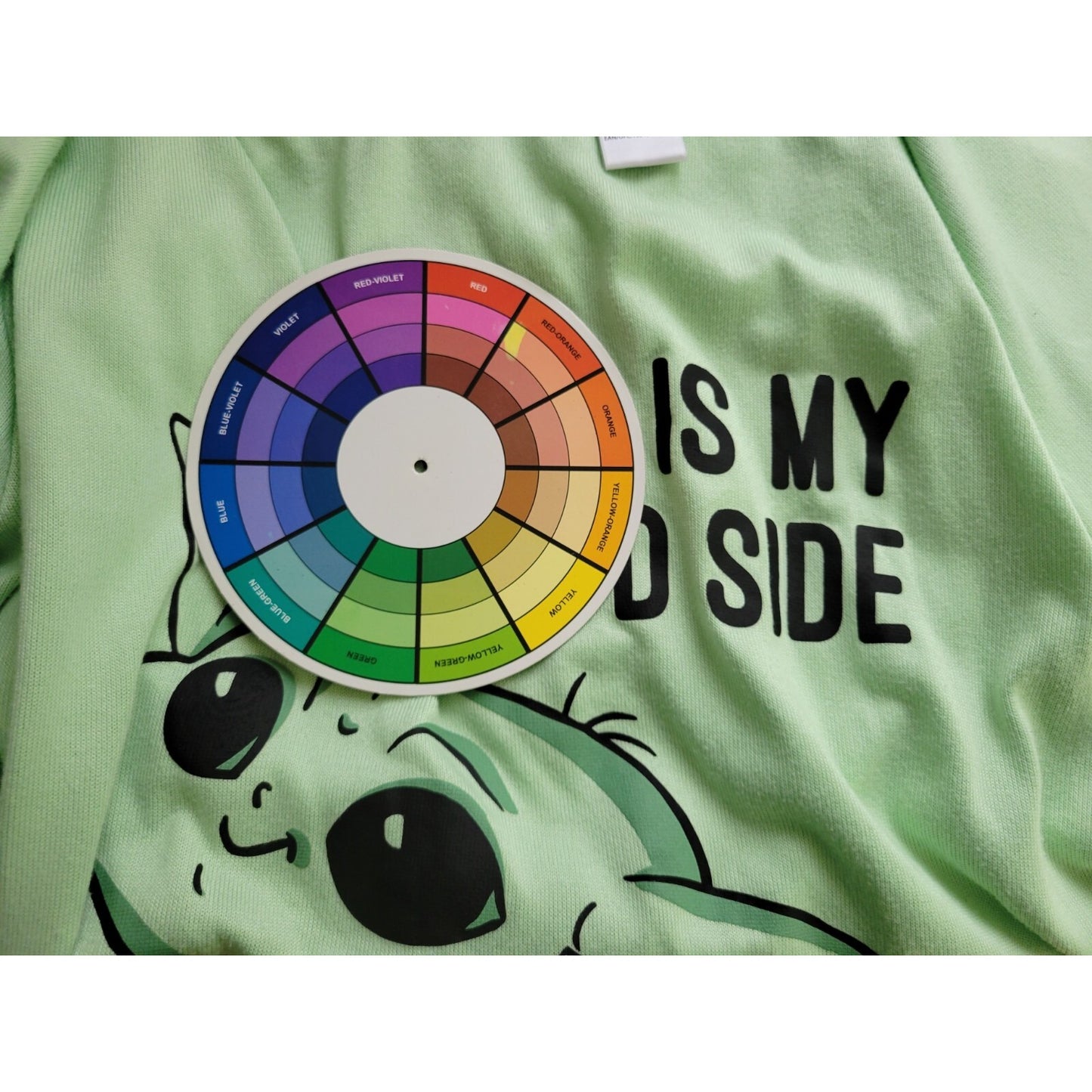 Star Wars Women Pajamas 2X Top Grogu Mandalorian Soft Green This is My Good Side