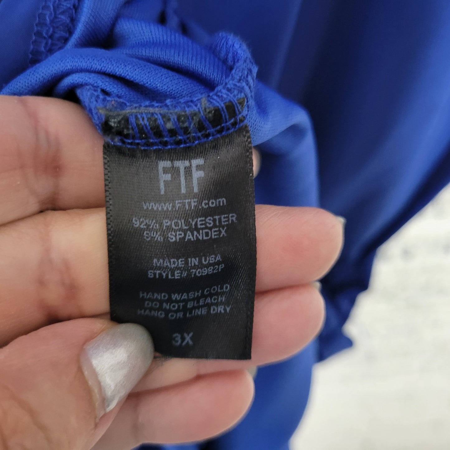 Fashion to Figure Women Dress 3X Plus Bodycon Party Ruched Mini Blue Window Back