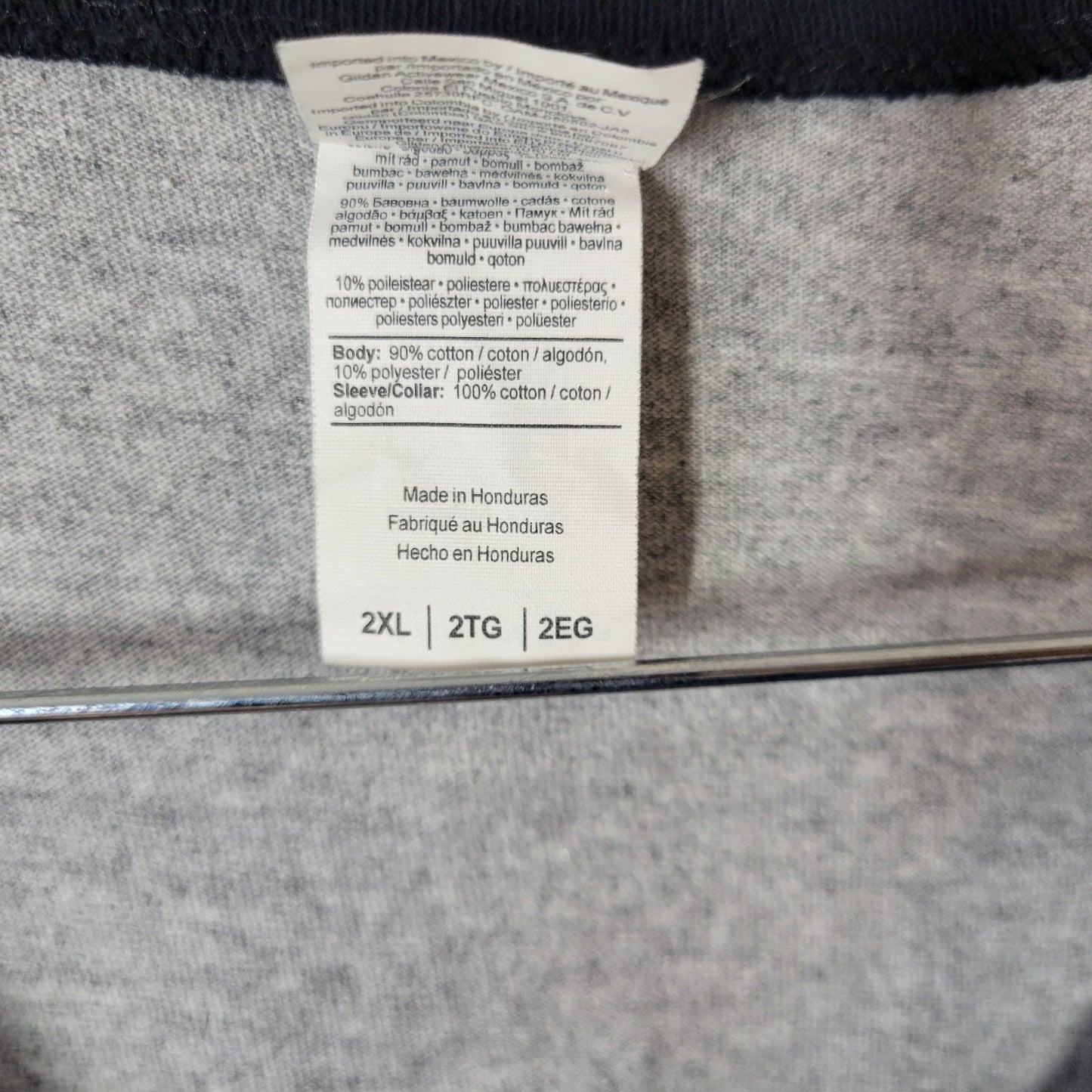 Halloween Womens Top 2XL Plus Raglan Sleeve Gray Witches with Hitches Camping