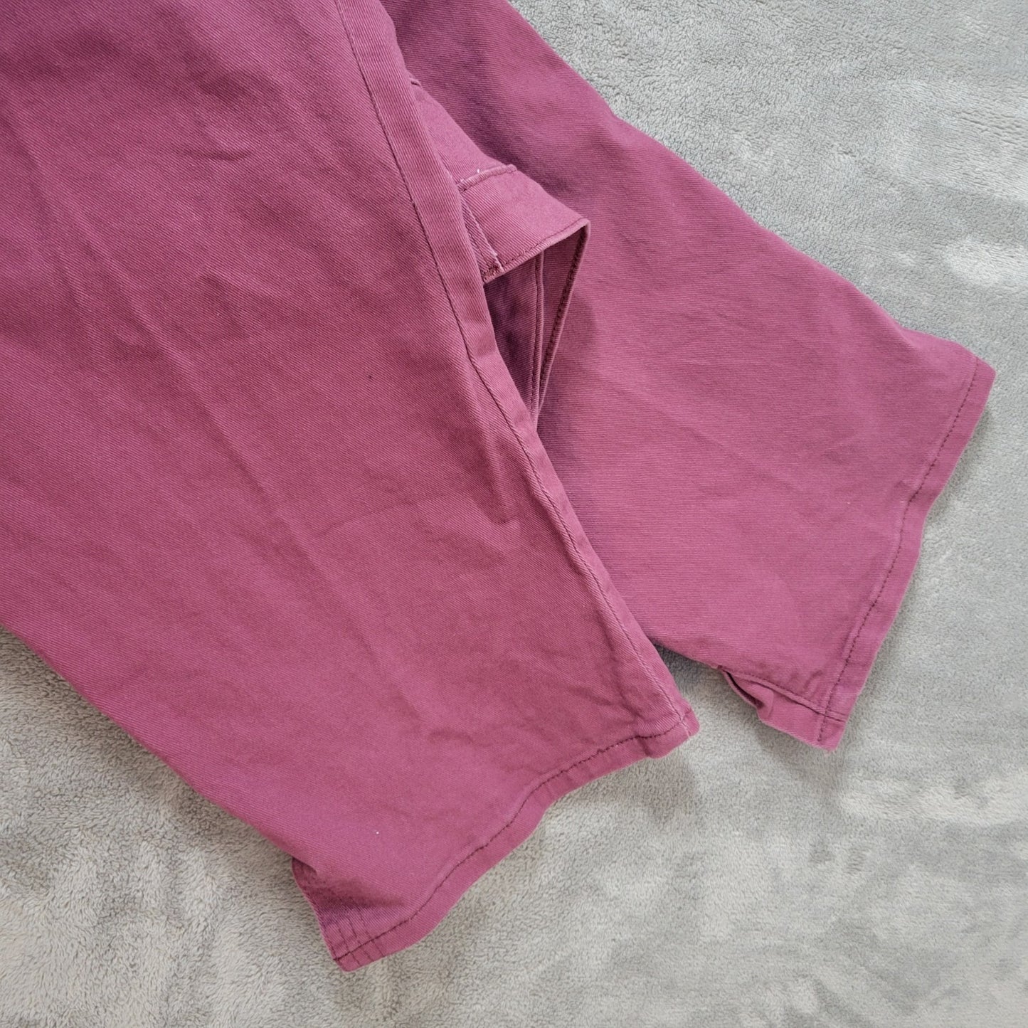 Gloria Vanderbilt Amanda Womens Jeans 18 Plus Capri Purple Denim Zip Fly Comfy