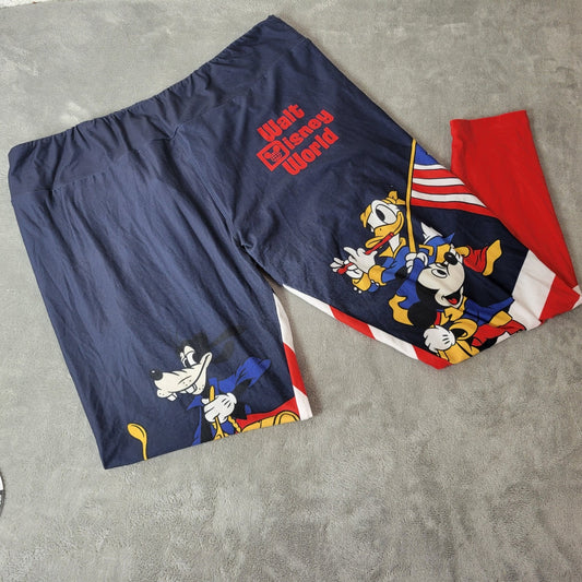 Walt Disney World Womens Leggings 1X Plus Americana Patriotic Fourth of July