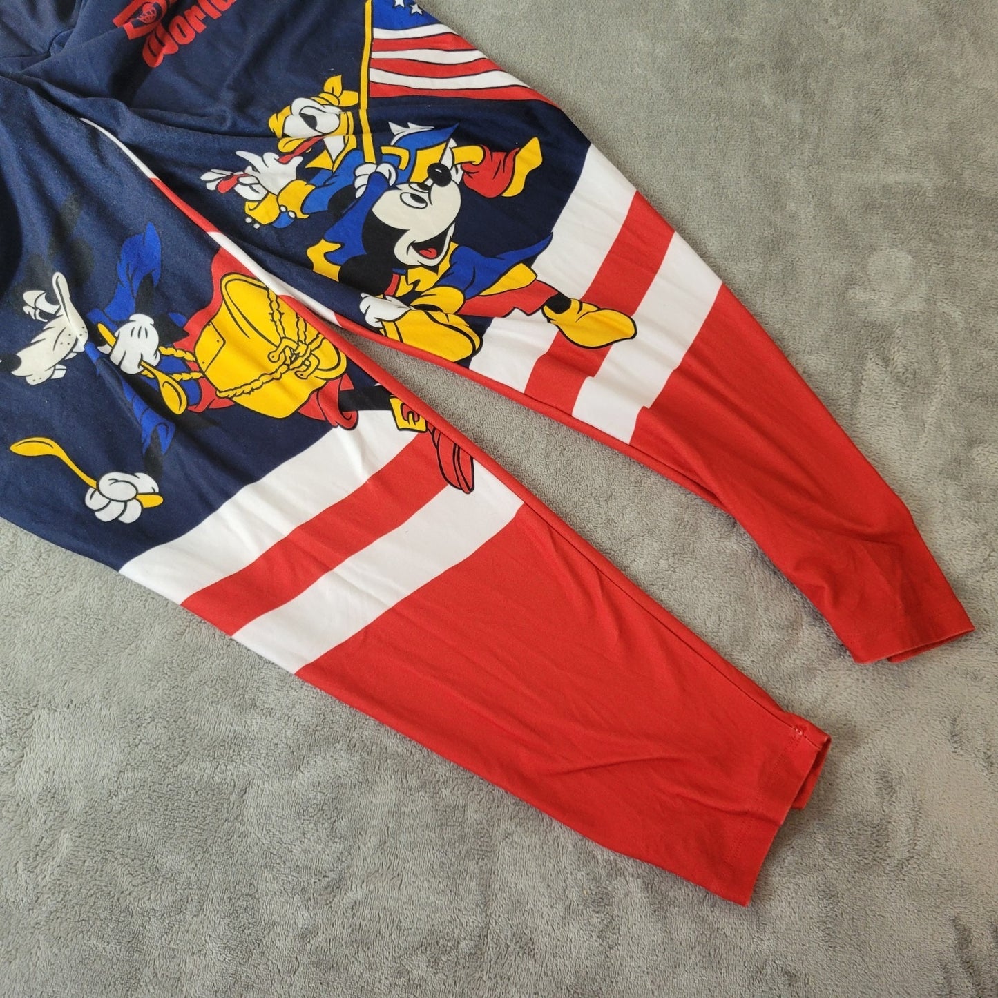 Walt Disney World Womens Leggings 1X Plus Americana Patriotic Fourth of July