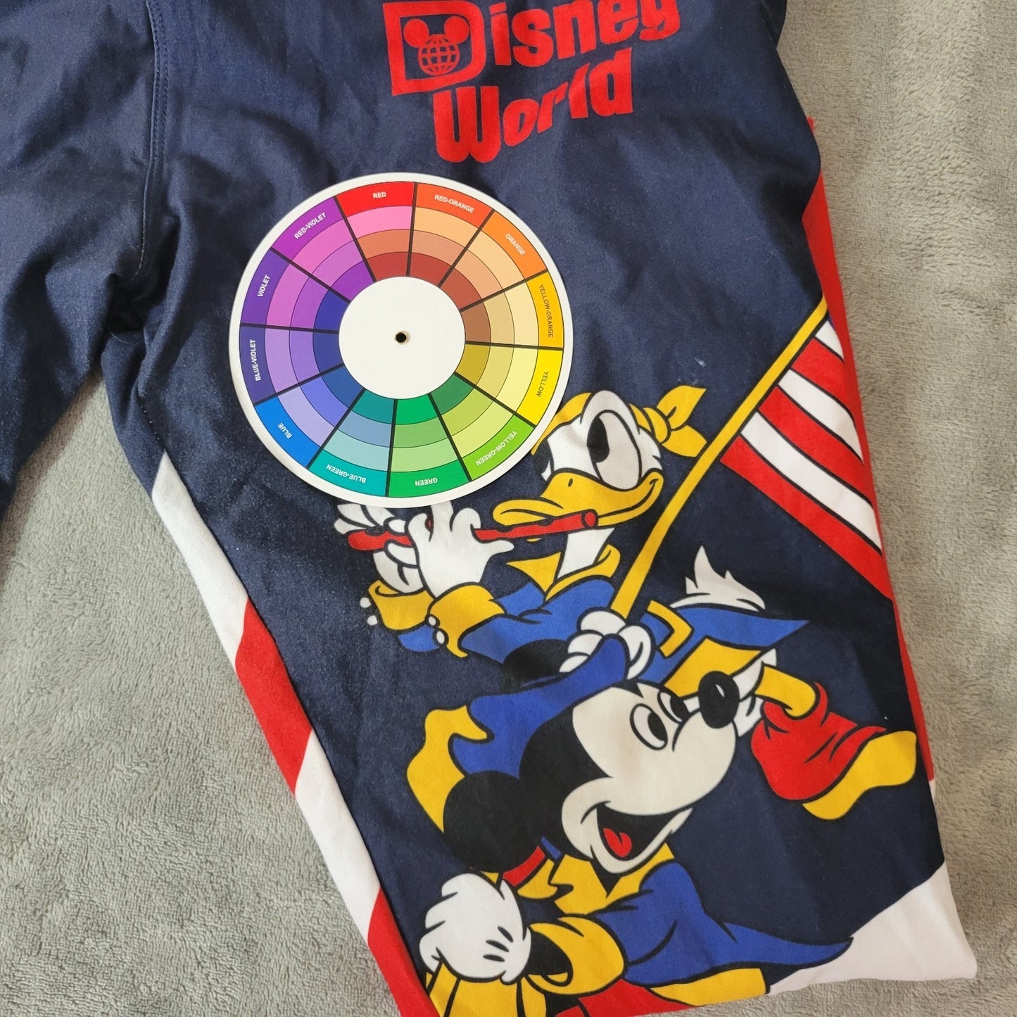 Walt Disney World Womens Leggings 1X Plus Americana Patriotic Fourth of July