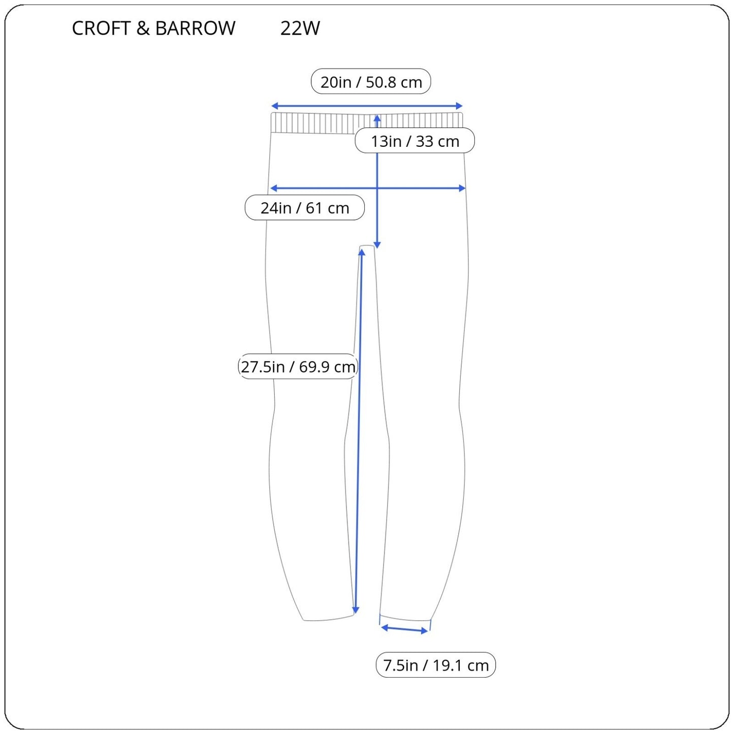 Croft Barrow Women Pants 22W Plus Effortless Stretch Pull On Crop Green Pockets