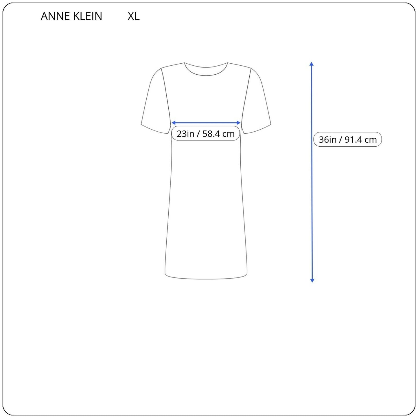 Anne Klein Womens Dress XL Mini Short Sleeve Black Stripe Chiffon Hem Pockets