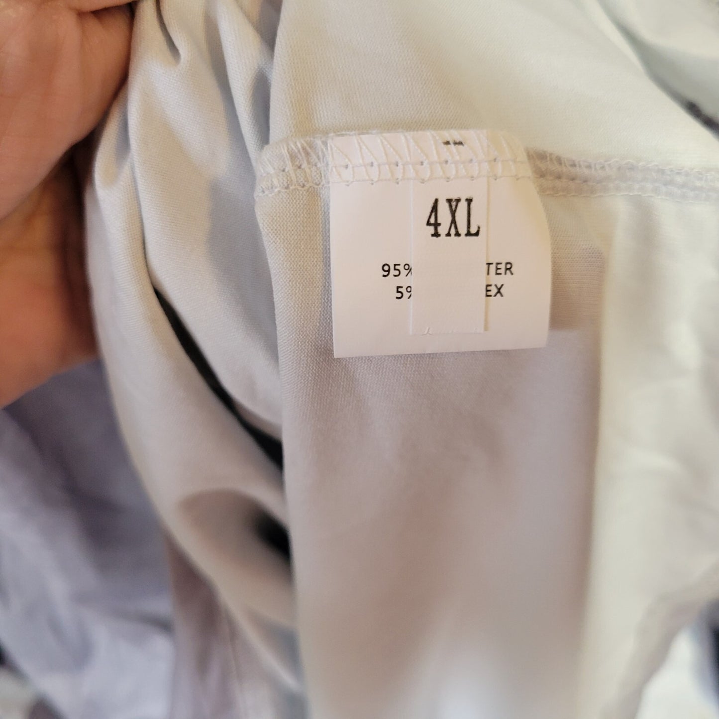 Womens Top 4XL Plus Tee Long Sleeve Heart Gray Poly Blend Reverse Stitch Comfy