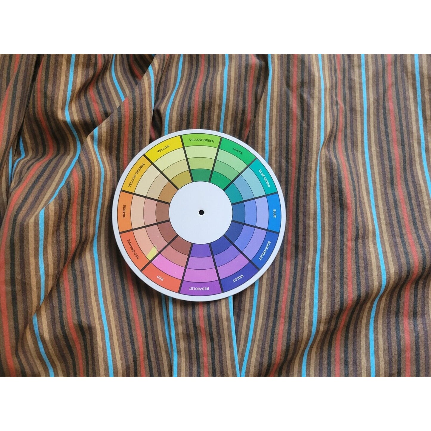 Roamans Womens Shirt 16W Plus Long Sleeve Collar Button Up Brown Stripe Office