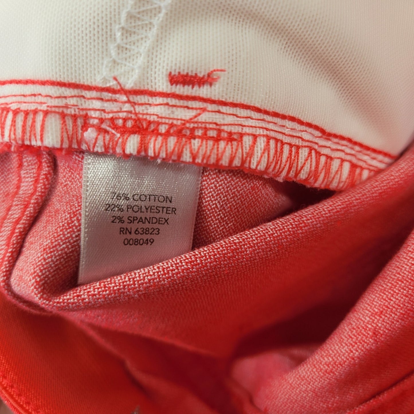 CJ Banks Signature Slimming Womens Jeans 20W Plus Pink Denim Comfy Straight Leg