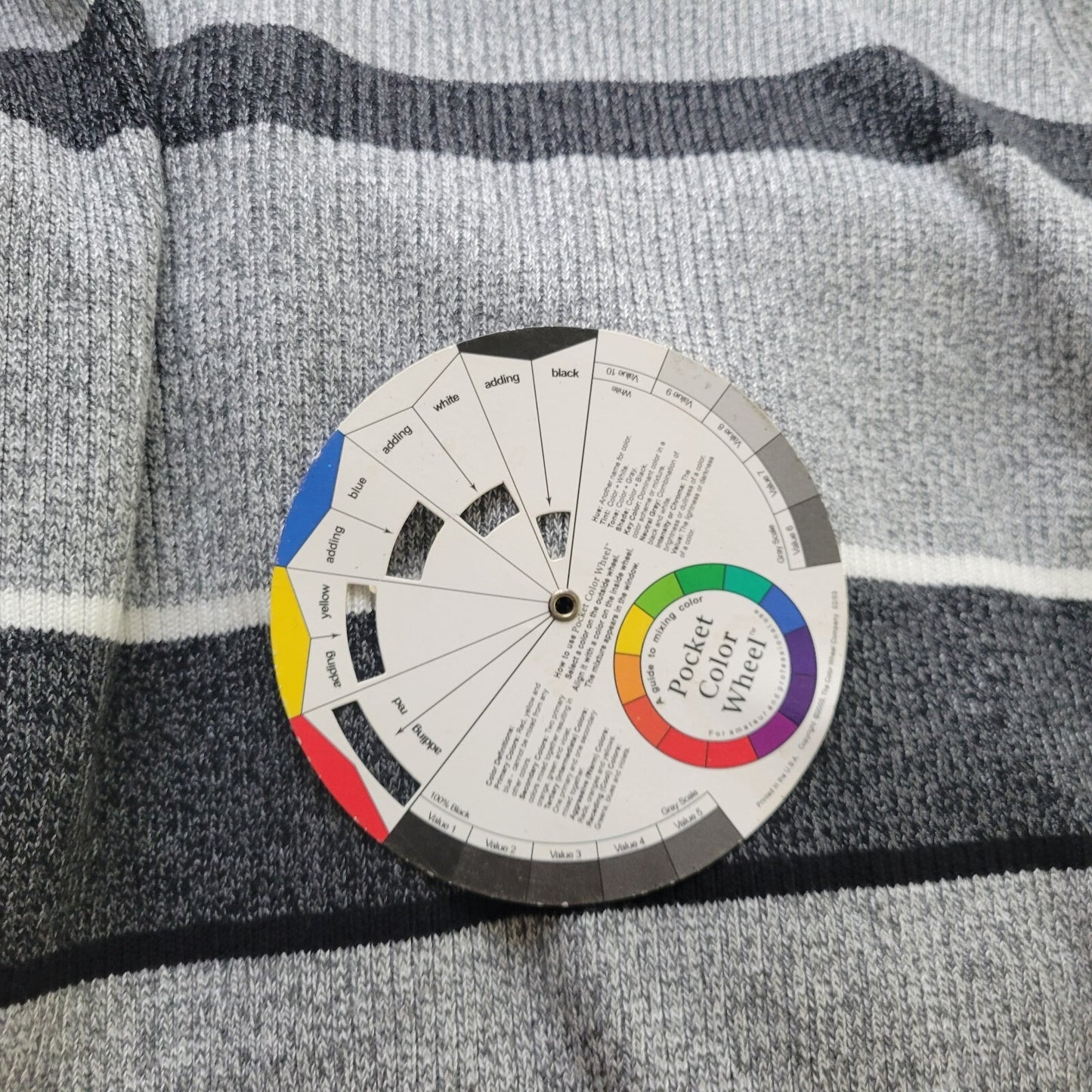 Cato Est 1946 Womens Dress Extra Large XL Sweater Gray Stripe Pullover Comfy