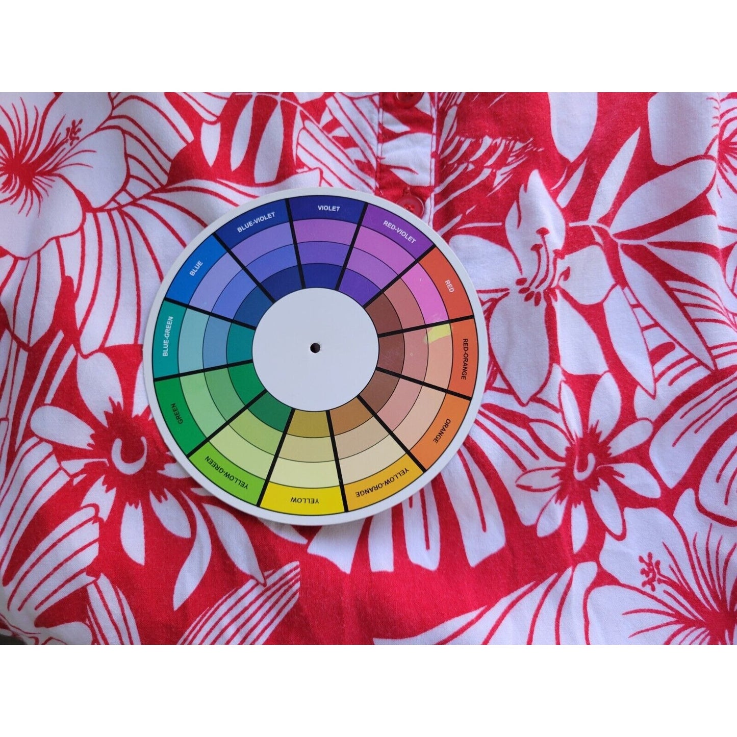 Desert Shores Womens Dress 1X Plus Mini Short Sleeve Red Floral Quarter Button