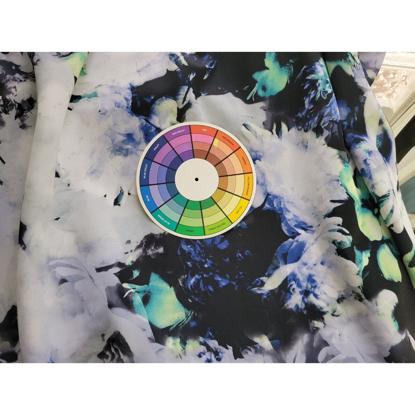 Ashley Stewart Womens Dress 26 Plus Sleeveless Purple Floral Keyhole Zip Office