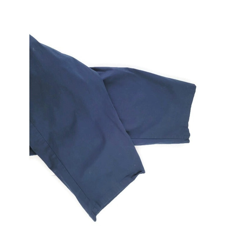 Sag Harbor Sport Women Pants 18 Plus Capri Blue Elastic Waist Casual Pockets Zip