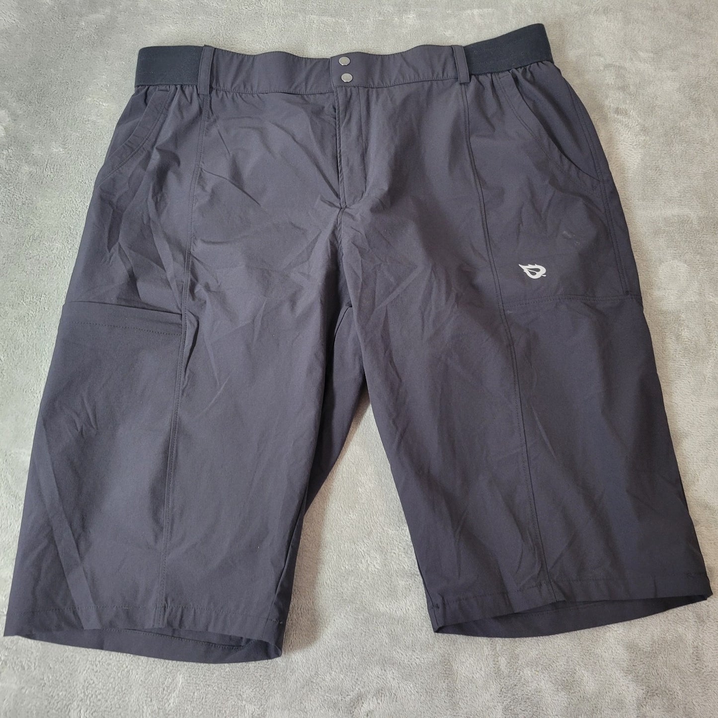 Baleaf Womens Shorts 2XL Pockets Bermuda Black Zip Fly Lightweight Slick Comfy