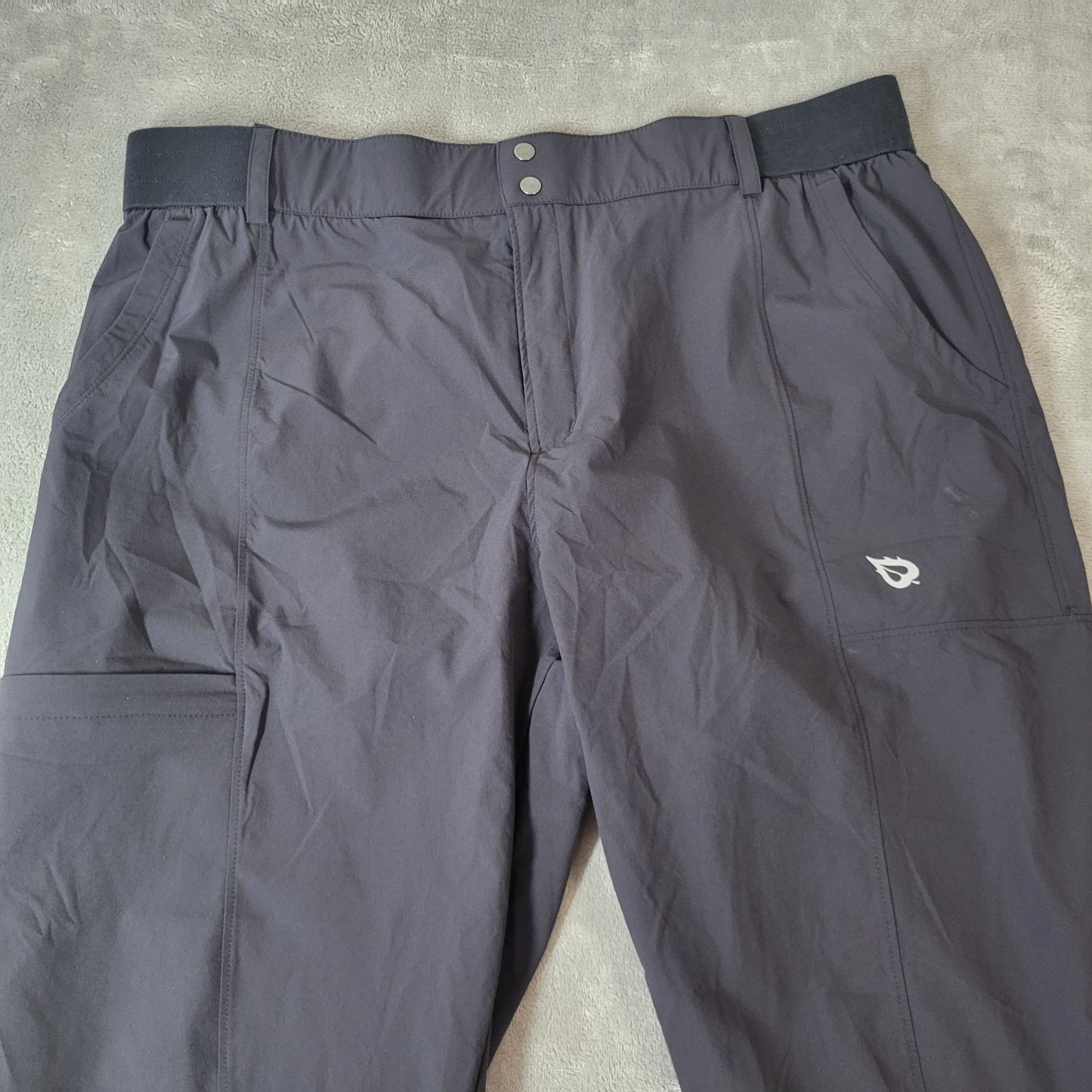 Baleaf Womens Shorts 2XL Pockets Bermuda Black Zip Fly Lightweight Slick Comfy