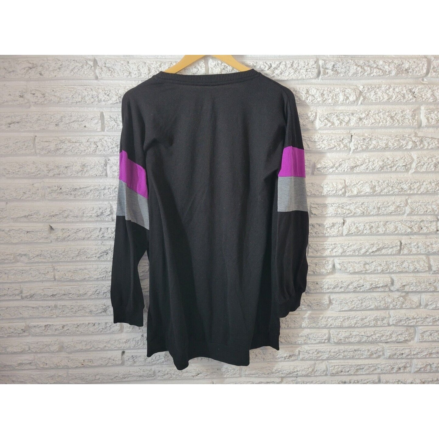 Disney Nightmare Christmas Women Top 2X Pajama Black Long Sleeve Soft Poly Blend