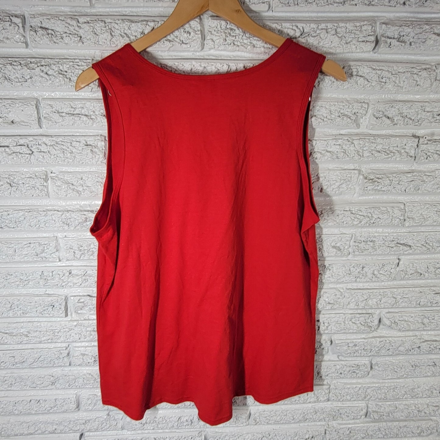 Donald Trump Womens Top XXL 2XL Plus Tank Red Fight Pennsylvania Rally Patriotic