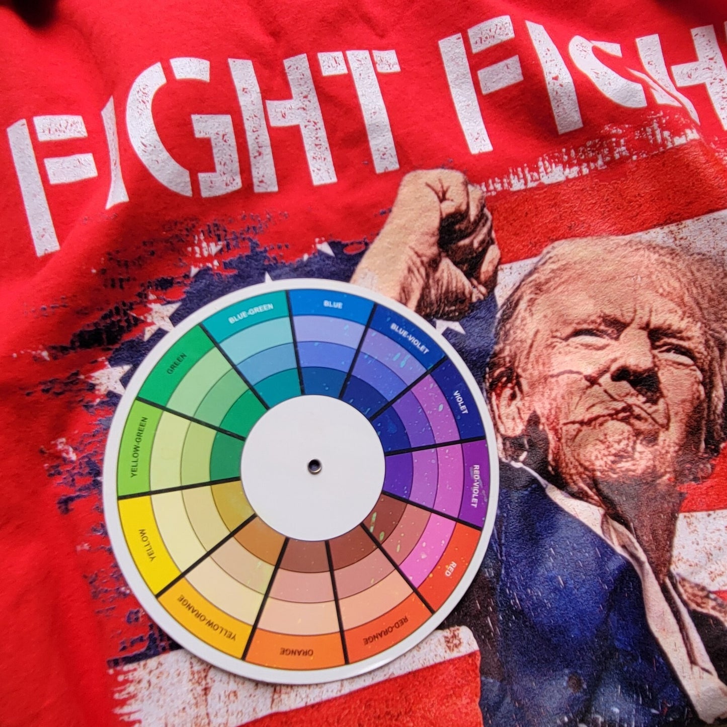 Donald Trump Womens Top XXL 2XL Plus Tank Red Fight Pennsylvania Rally Patriotic