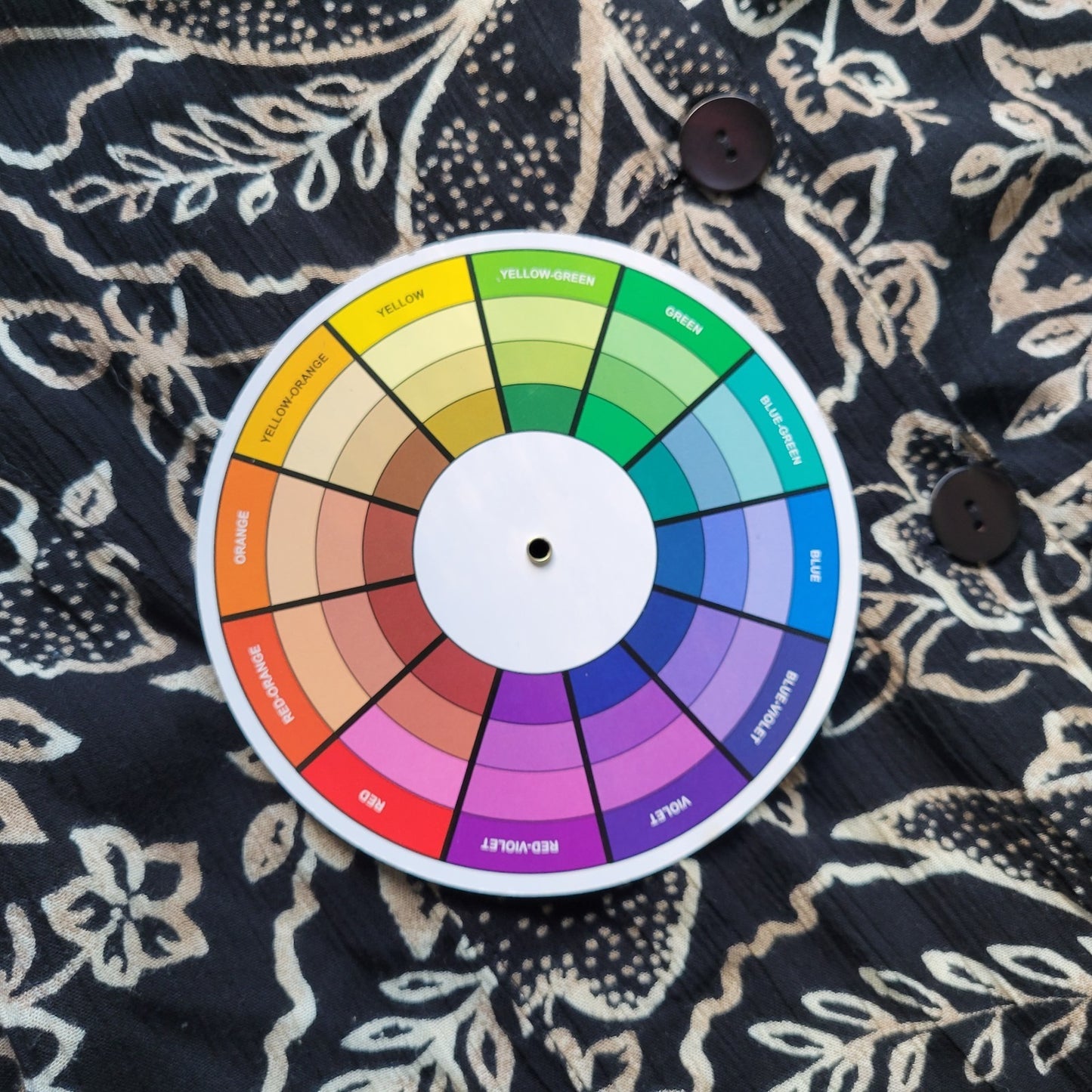 Maggie McNaughton Womens Dress 24W Plus Black Tan Floral Button Rayon Office