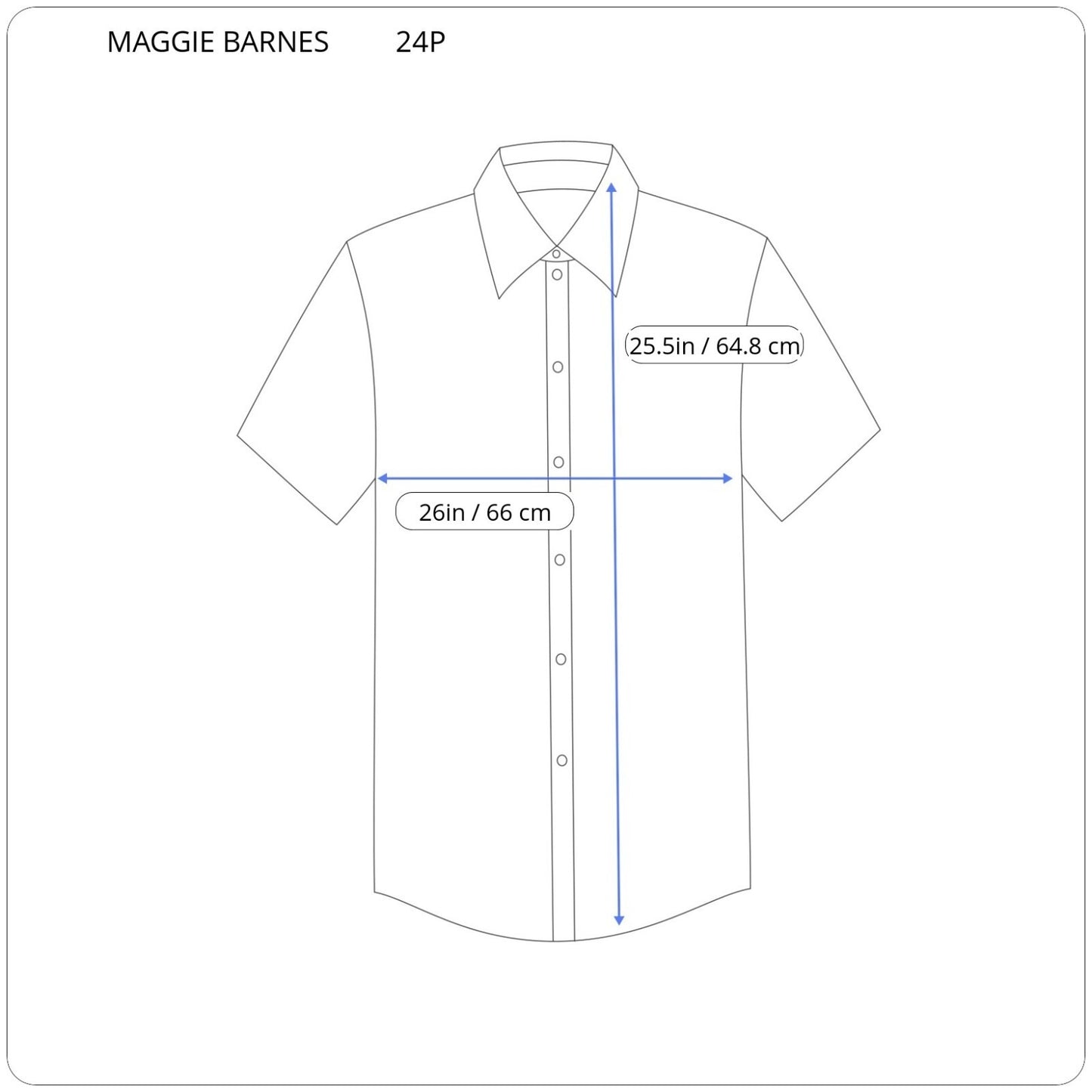 Maggie Barnes Womens Shirt 24P Plus Short Sleeve Linen Silk Collar Button Up Pink