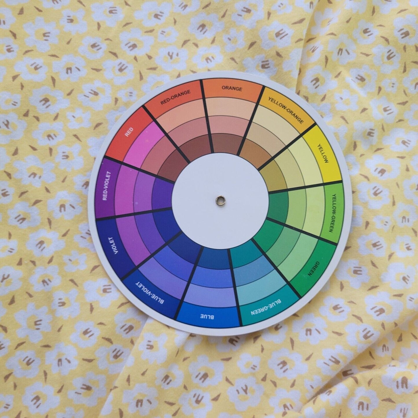 Croft Barrow Womens Top XXL Long Sleeve Yellow Floral Lightweight Quarter Button