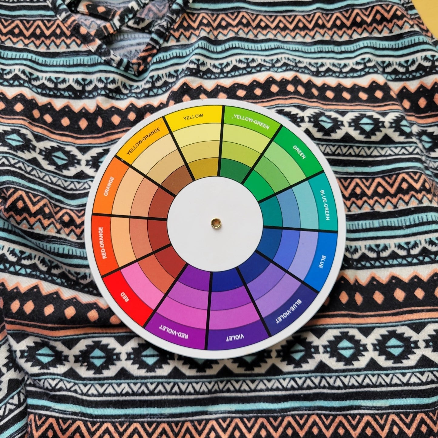 Bobbie Brooks Women Top 1X Plus Tunic Black Geometric Pockets Lattice Neck Comfy