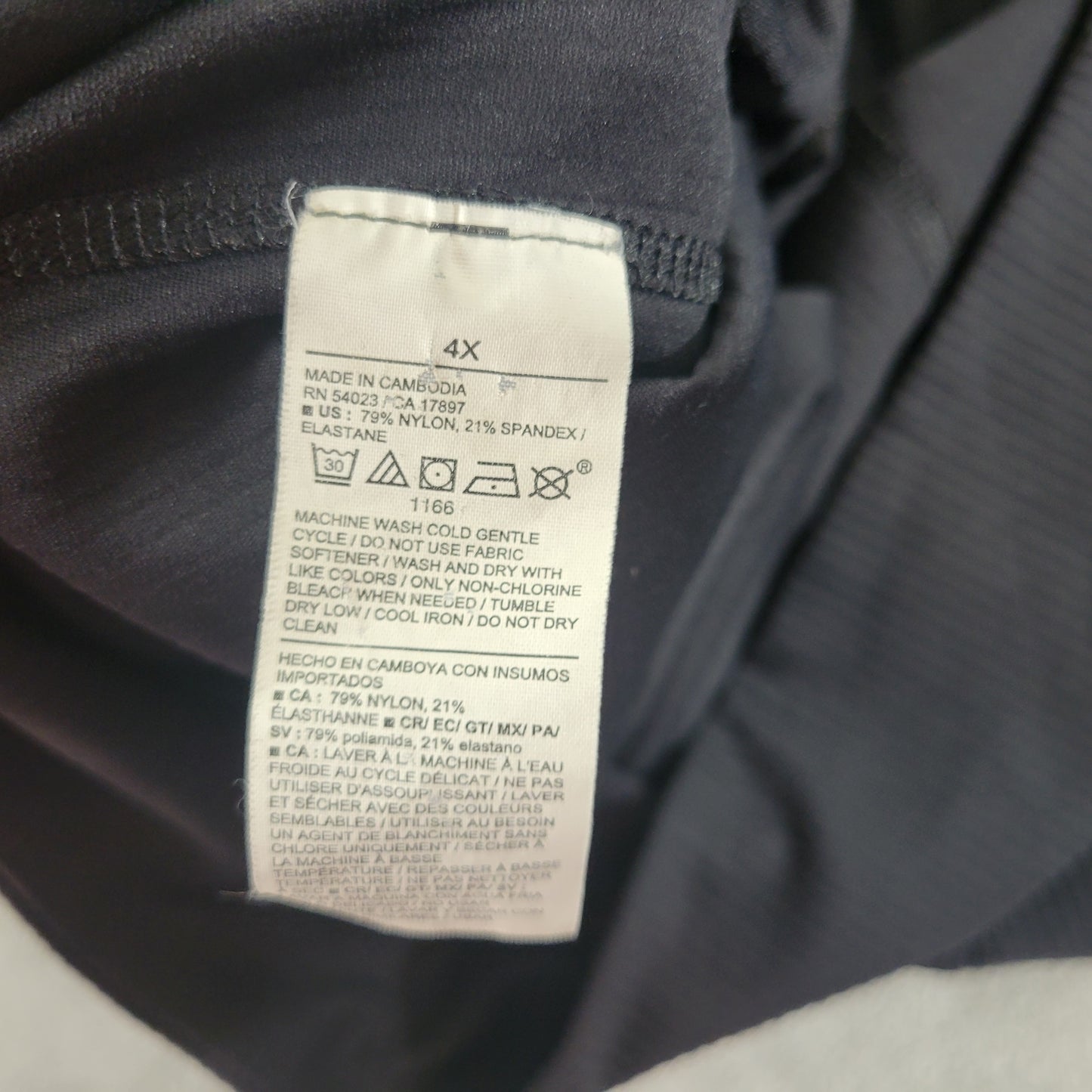 Old Navy Womens Jogger Pants 4X Black Cropped High Rise Pull On BLA3E