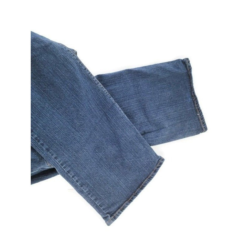 Levis 515 Womens Jeans 24M Plus Boot Cut Dark Blue Denim Wash 5 Pocket Zip