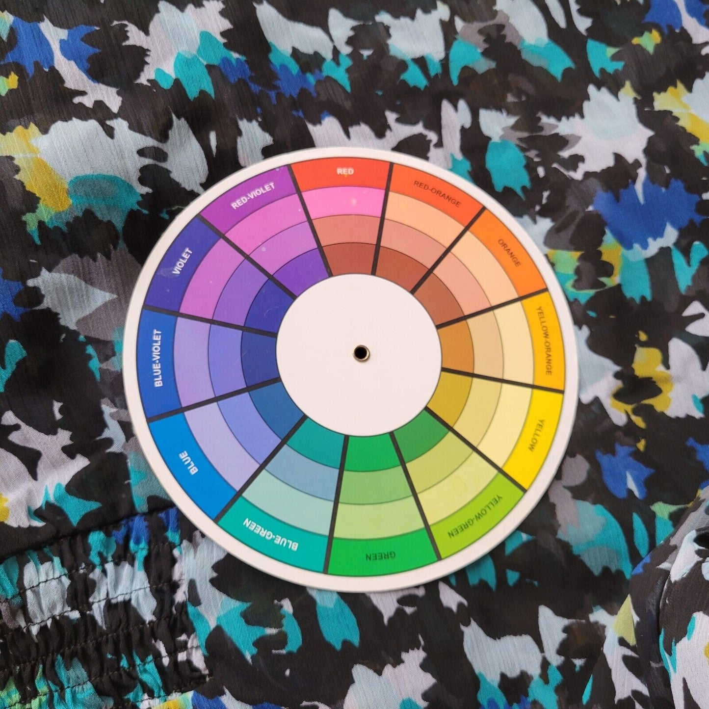 Lane Bryant Women Top 18 20 Plus Ruffle Collar Blue Watercolor Sheer Lightweight