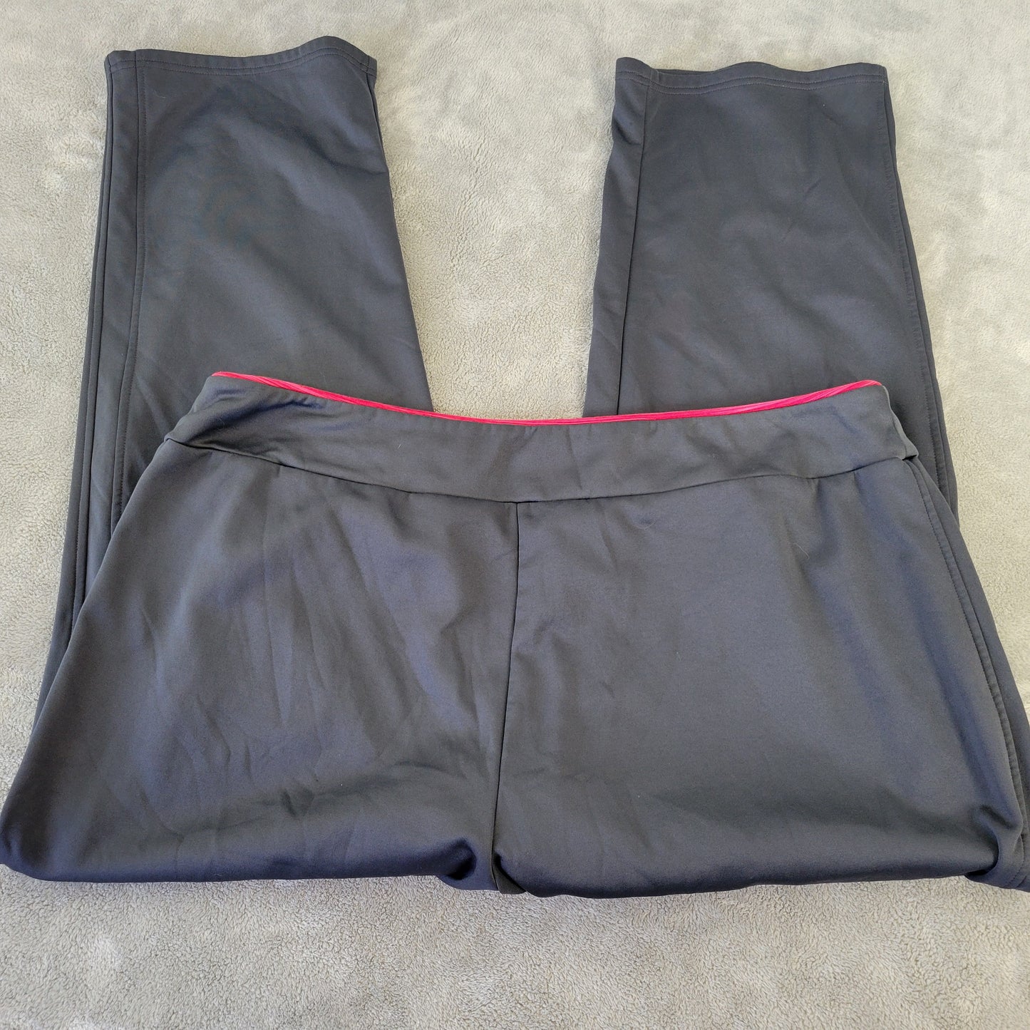 BCG Women's 2X Jogger Pants Gray Activewear Travel Casual Pockets GRA80E