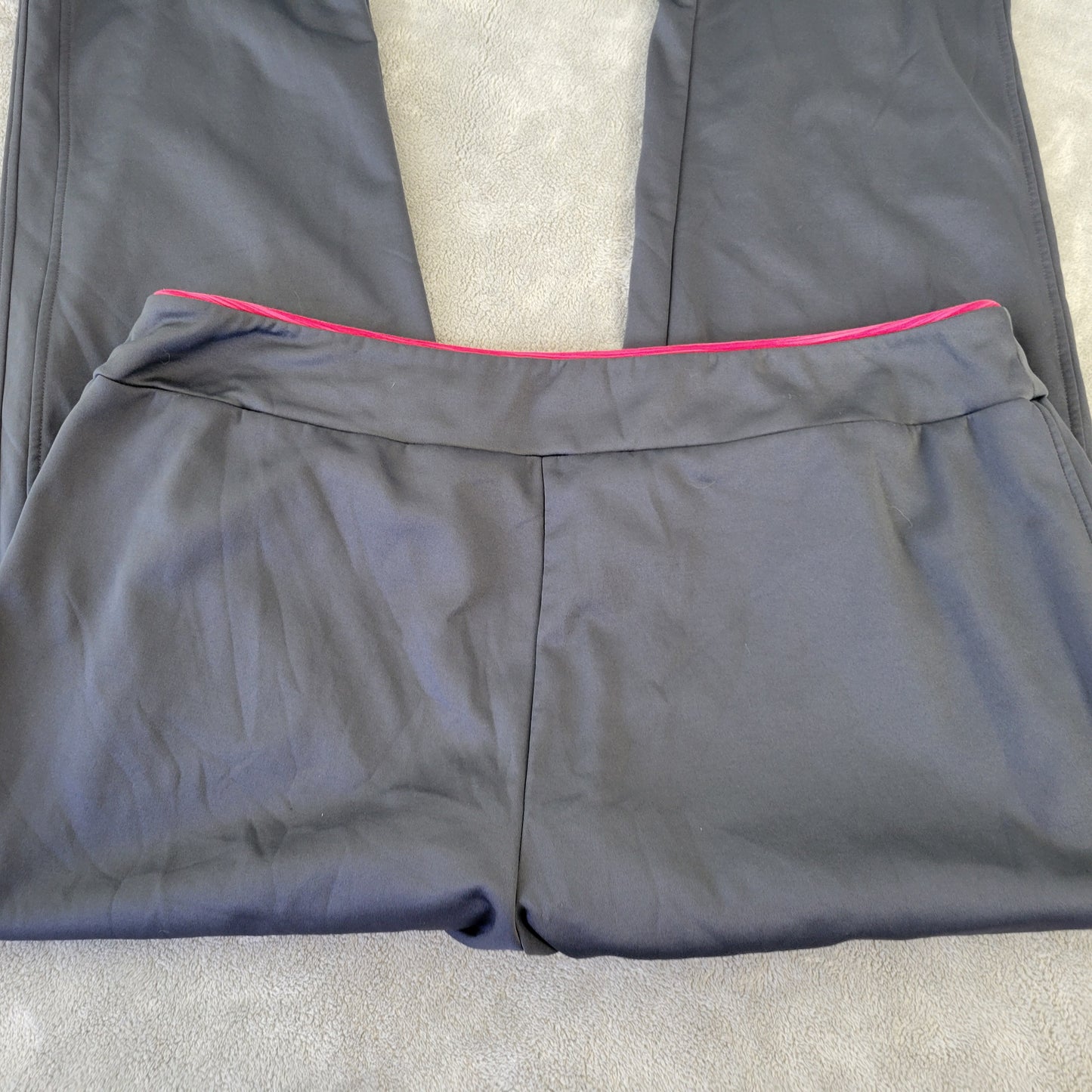 BCG Women's 2X Jogger Pants Gray Activewear Travel Casual Pockets GRA80E