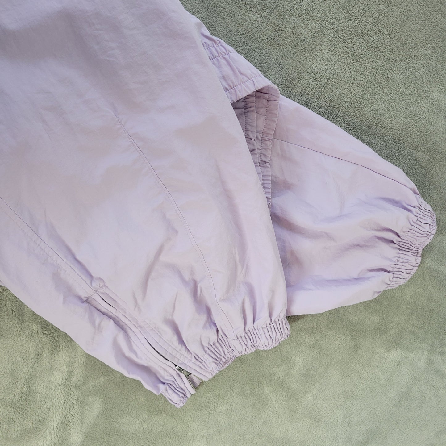 Old Navy XXL Lavender Nylon Cargo Jogger Pants Drawstring Pockets PUR32E