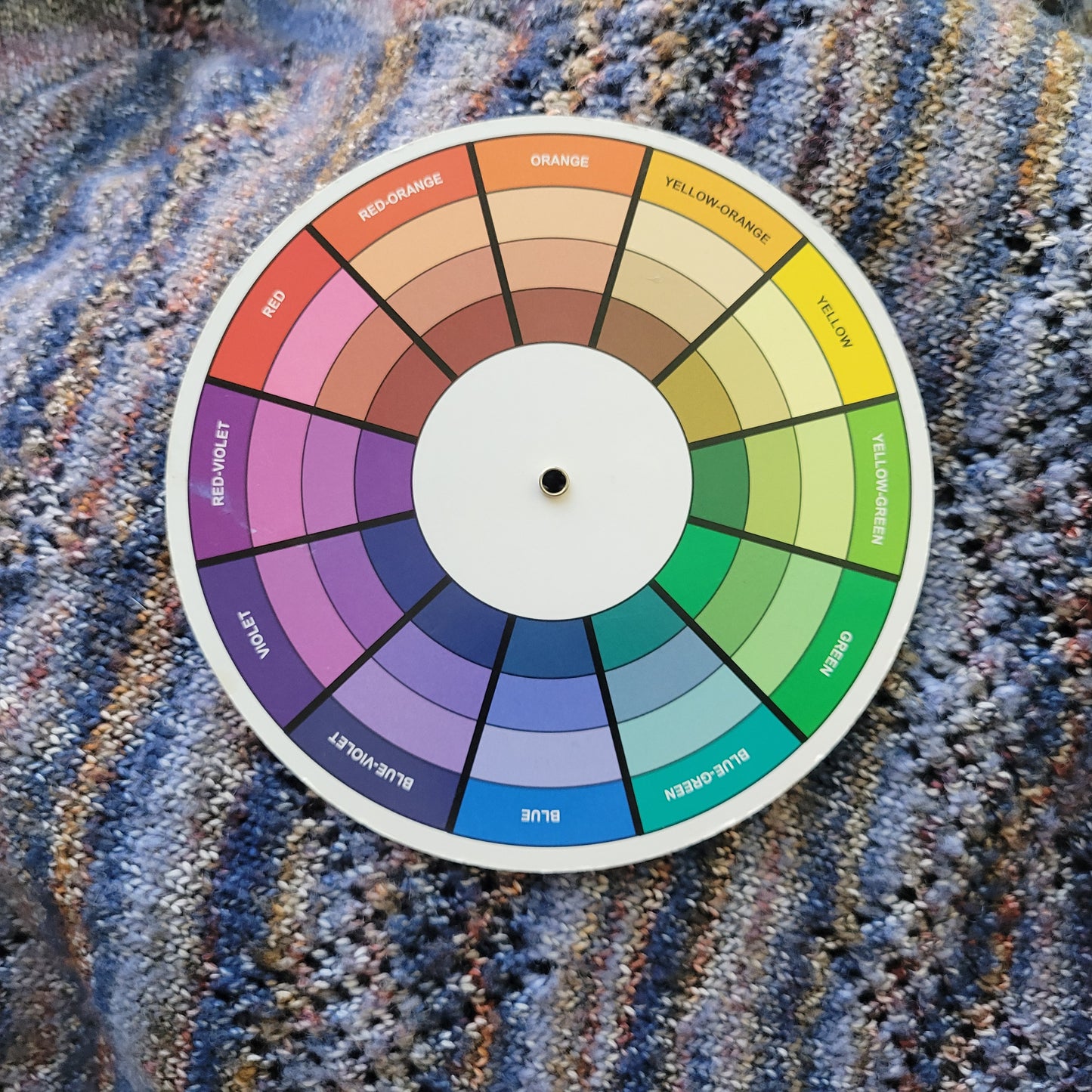 Alfred Dunner 2X Cardigan Sweater Blue Brown Eyelet Open Front 3/4 Sleeve SWE45E