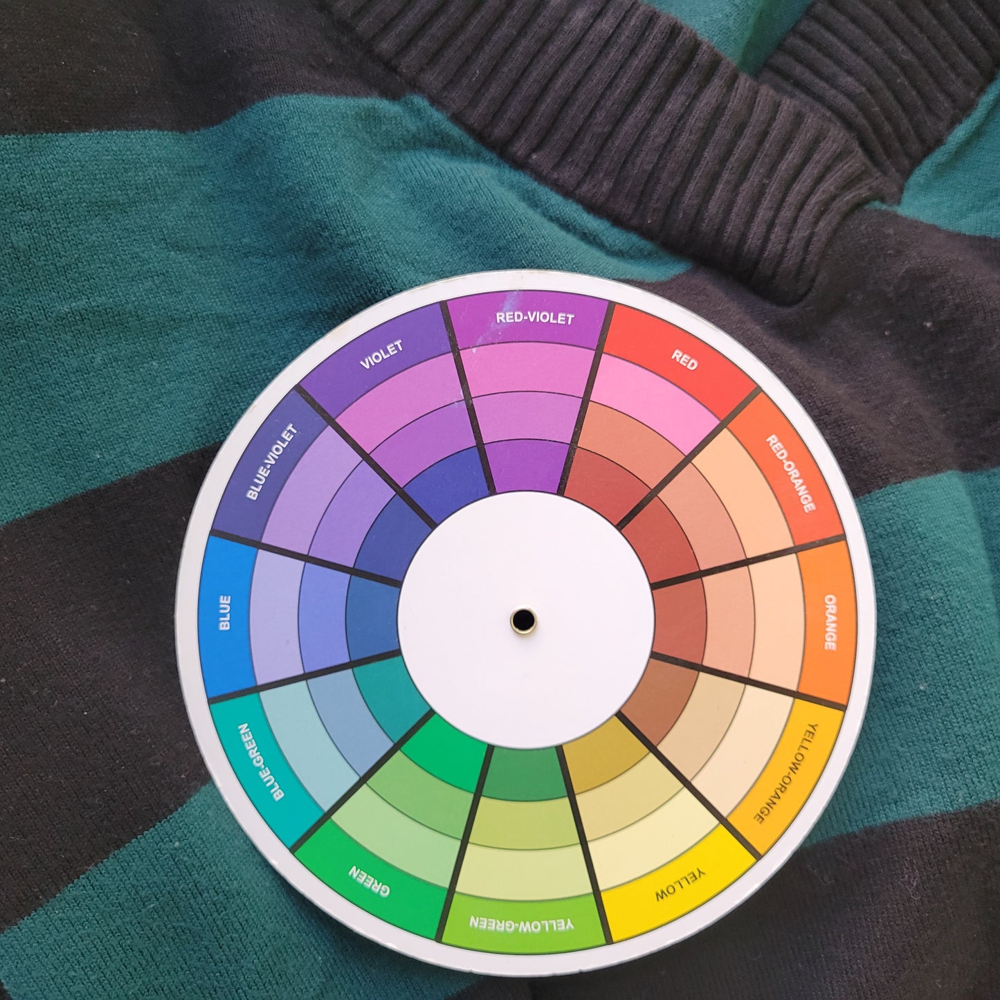 Style Co 3X Plus Green Black Striped Tight-Knit 3/4 Sleeve Sweater STR188E