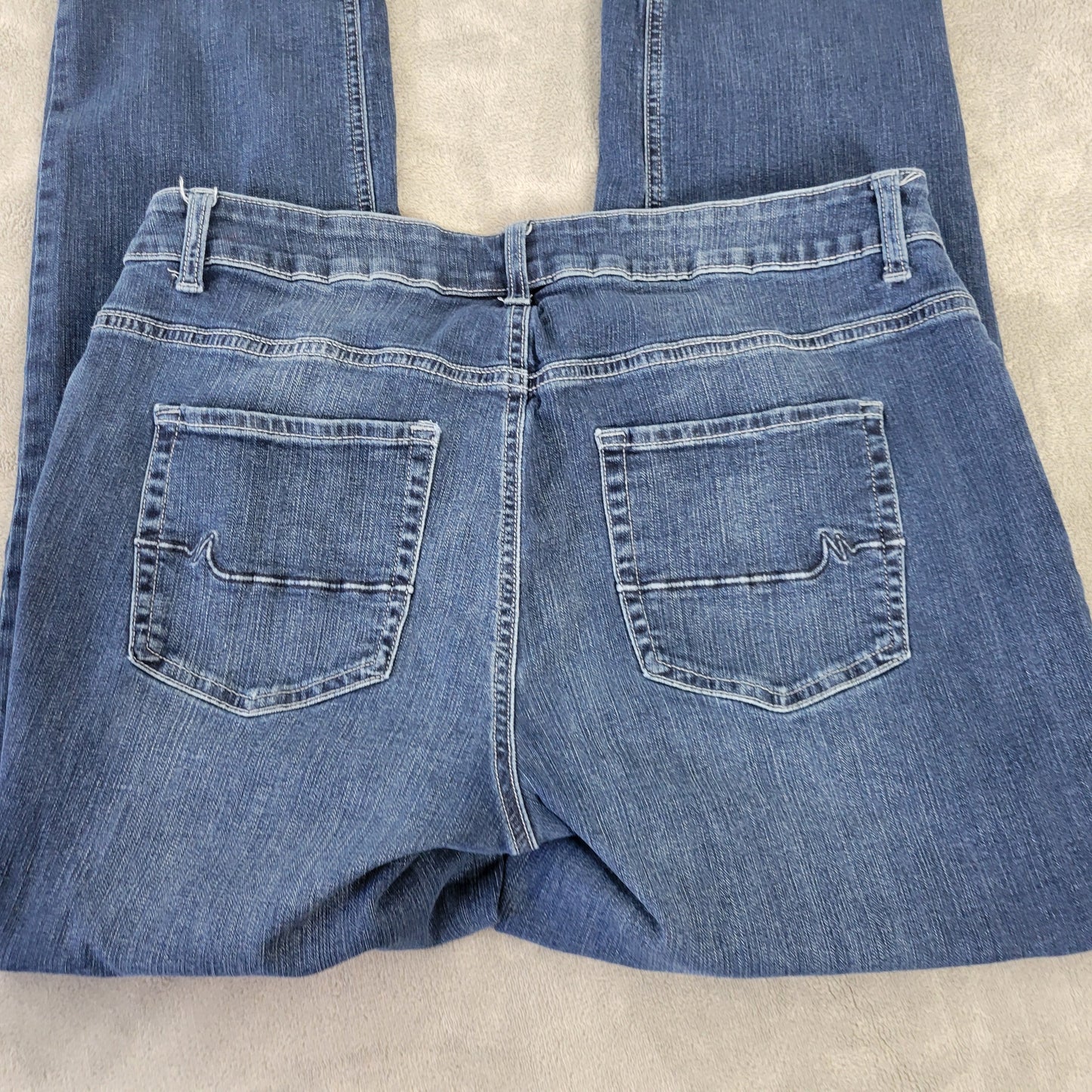 M Jeans Maurices 18W Curvy High Rise Dark Blue Denim Stretch SL40E