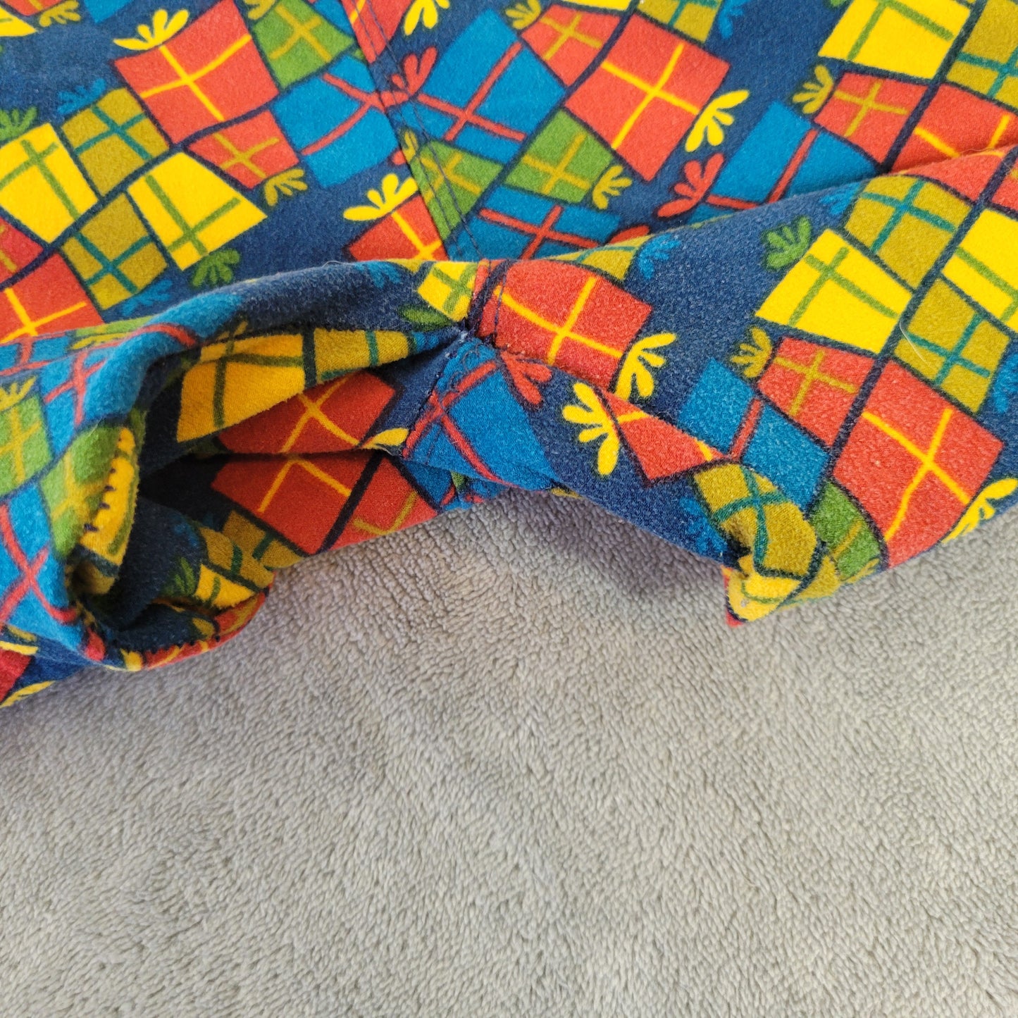 LuLaRoe TC Tall Curvy 12-18 Blue Red Christmas Holiday Leggings NOV123XE