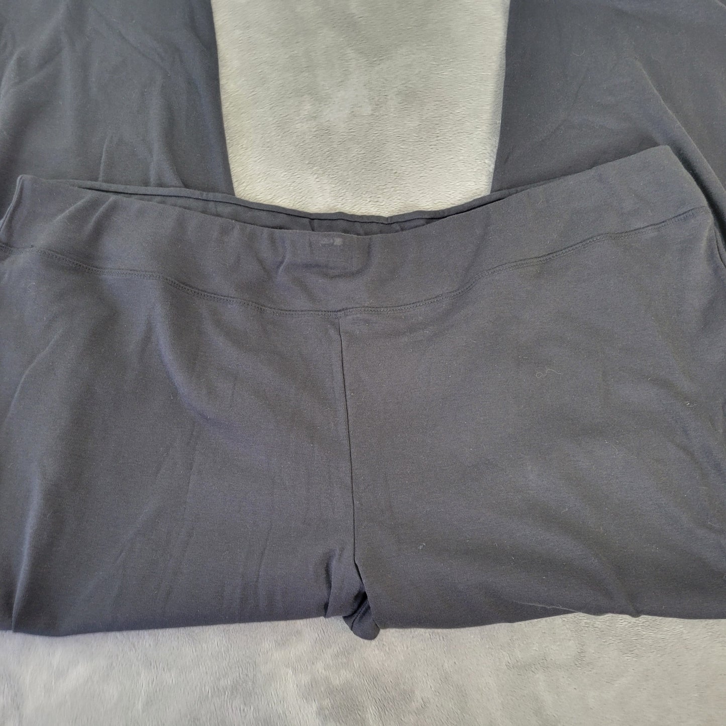 Catherines 4X 30W 32W Black Yoga Pants Women's Jogger Pull-On Elastic BLA4E