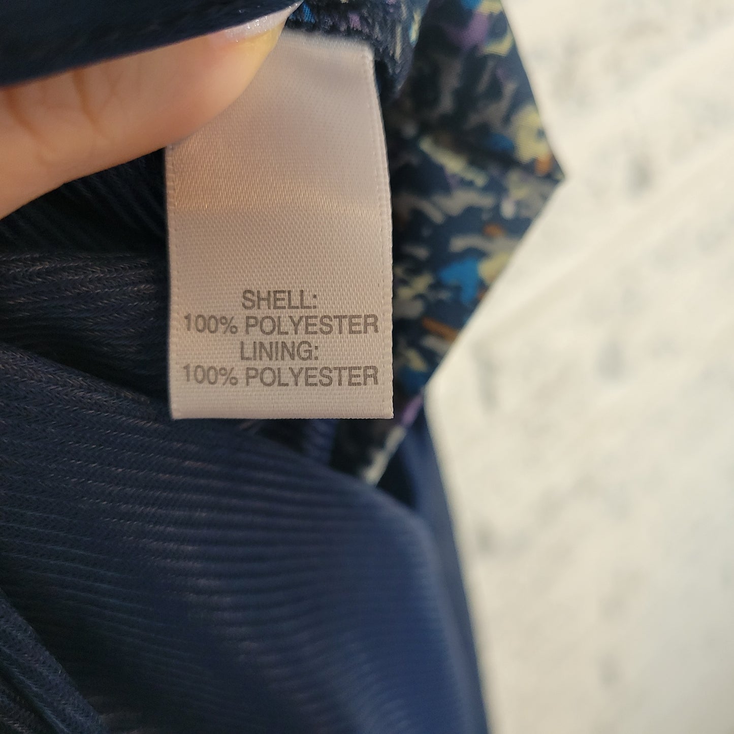 Avenue Skirt 18 Plus Size Blue Purple Watercolor A-Line Knee Length WAT3E