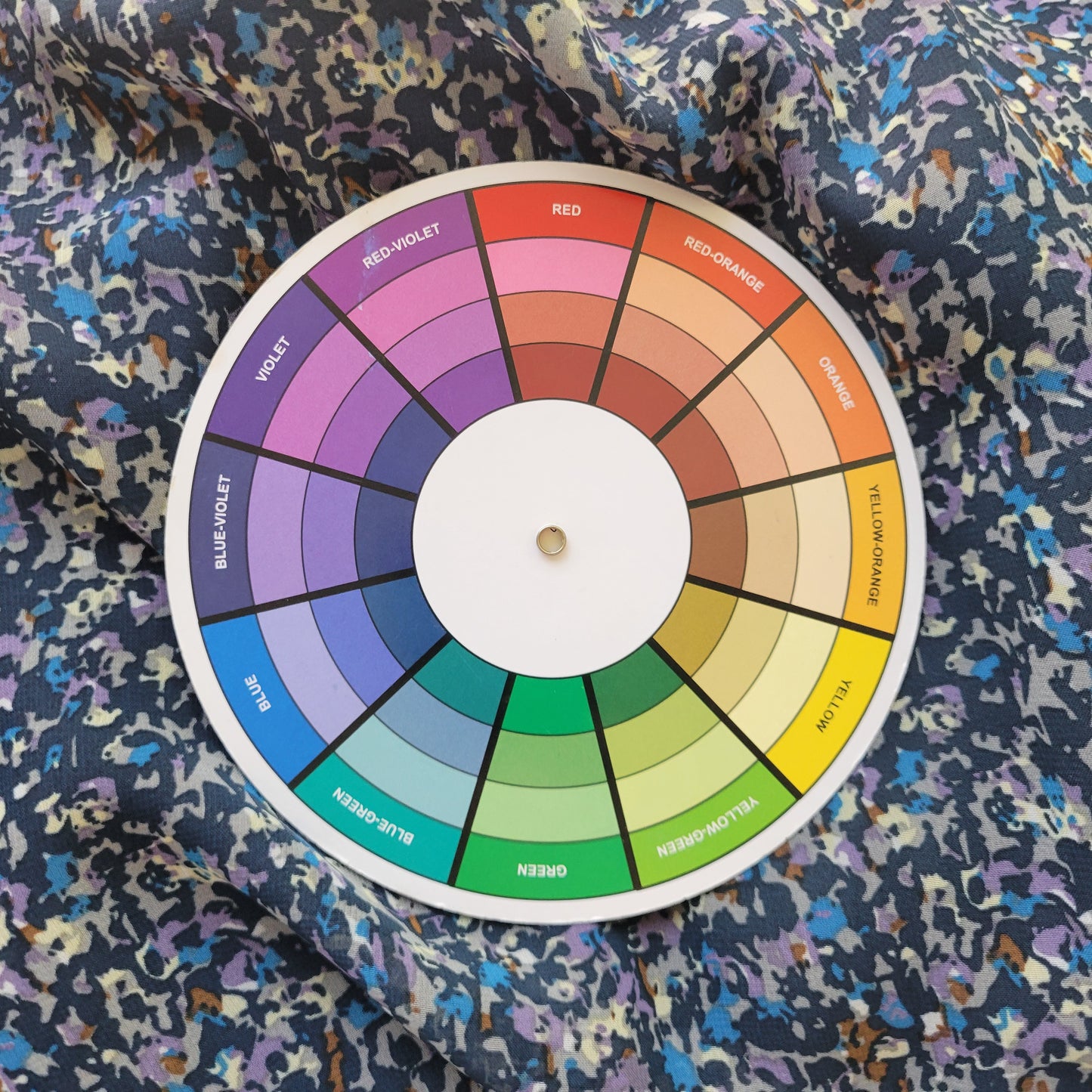 Avenue Skirt 18 Plus Size Blue Purple Watercolor A-Line Knee Length WAT3E