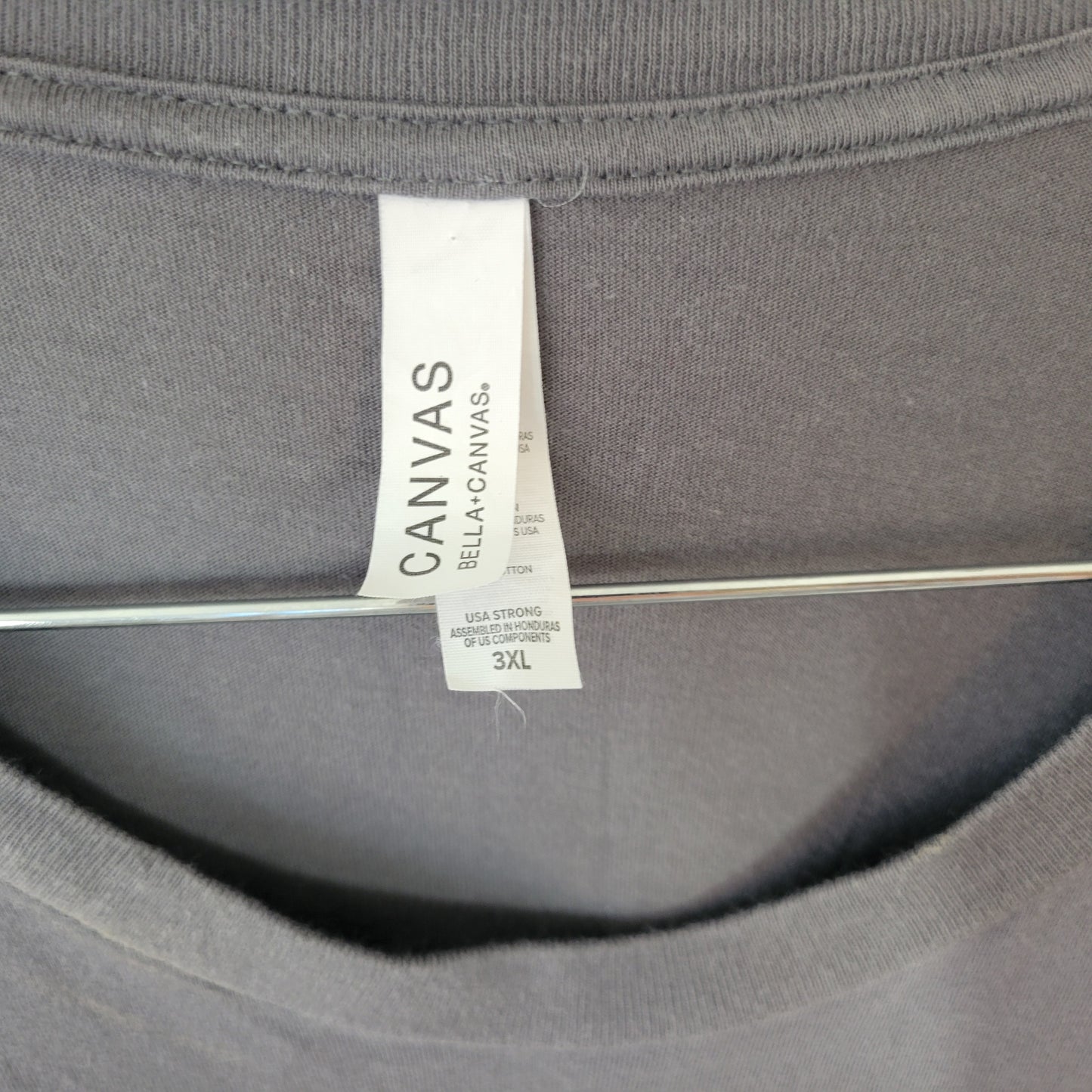 Bella Canvas 3XL Unisex Gray "Merry & Bright" Christmas T-Shirt Tee GRA82E