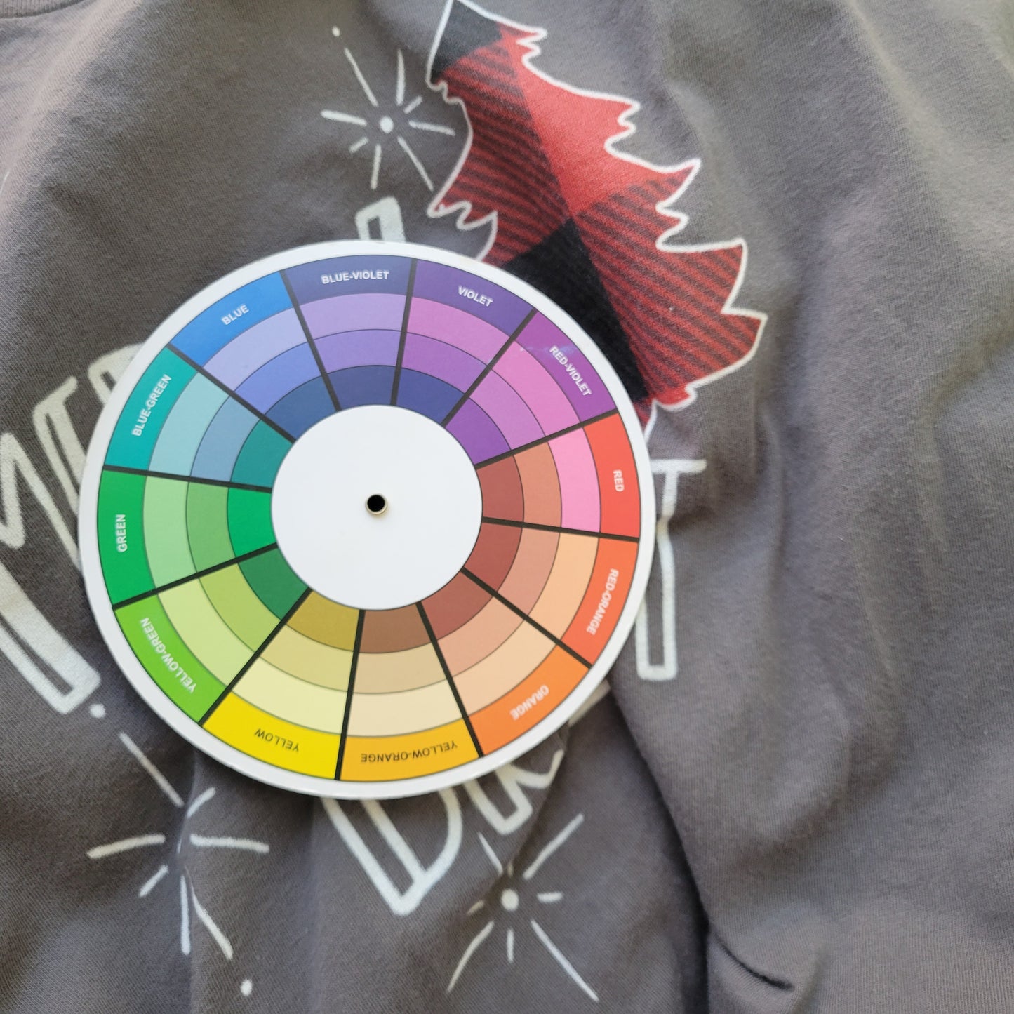 Bella Canvas 3XL Unisex Gray "Merry & Bright" Christmas T-Shirt Tee GRA82E