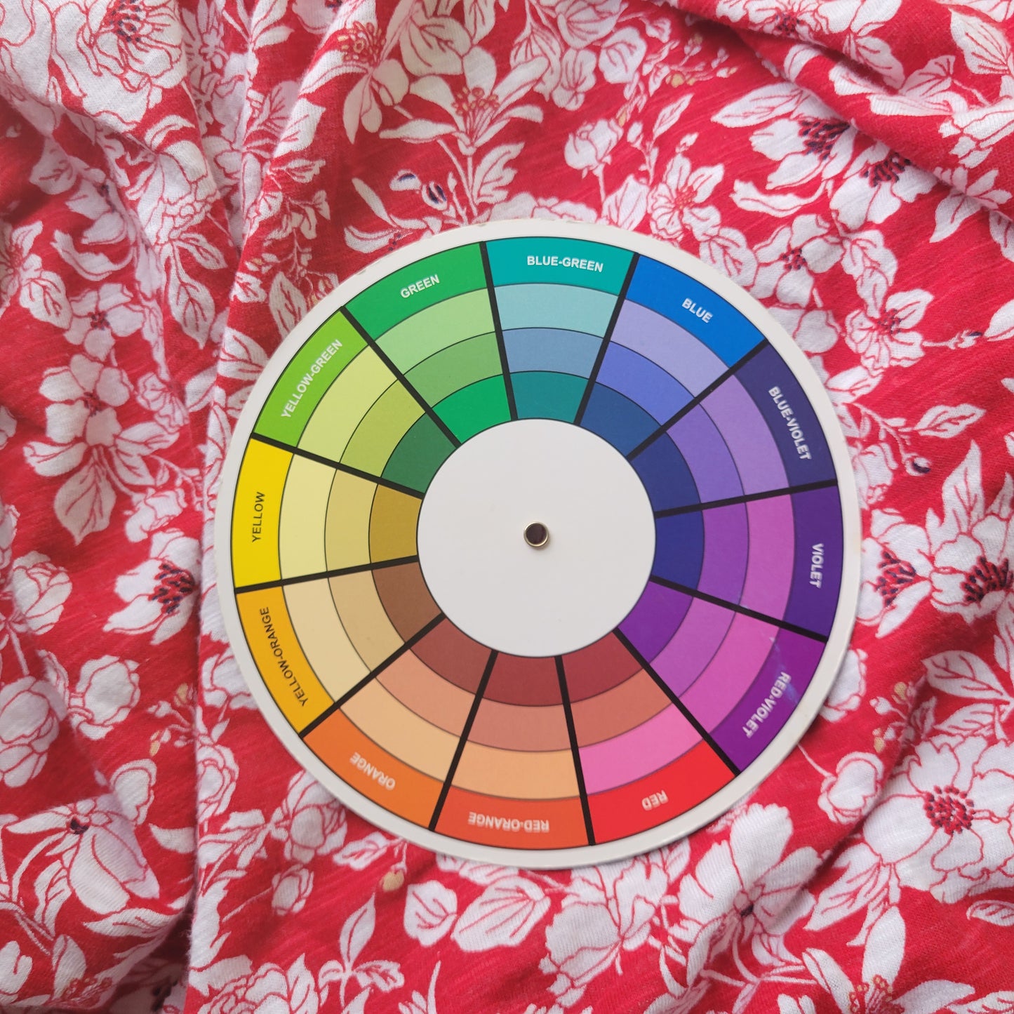 Lane Bryant 22/24 Top Plus Size Red White Floral V-Neck Flutter Sleeve FLO255E