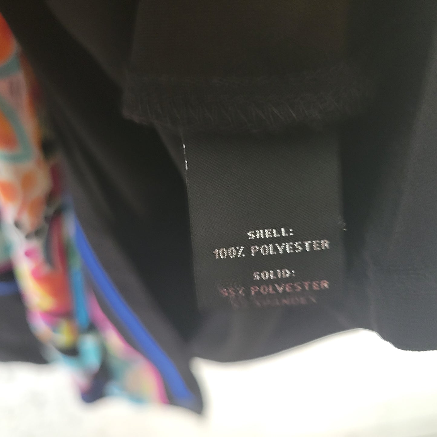 Slim Factor Investments 2X Blue Orange Yellow Floral Cold Shoulder Top FLO75E